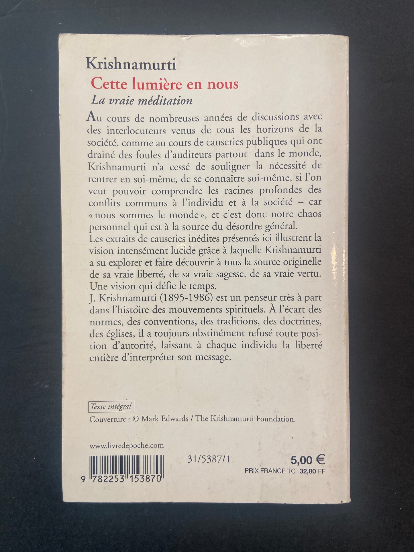 CETTE LUMIÈRE EN NOUS : LA VRAIE MÉDITATION