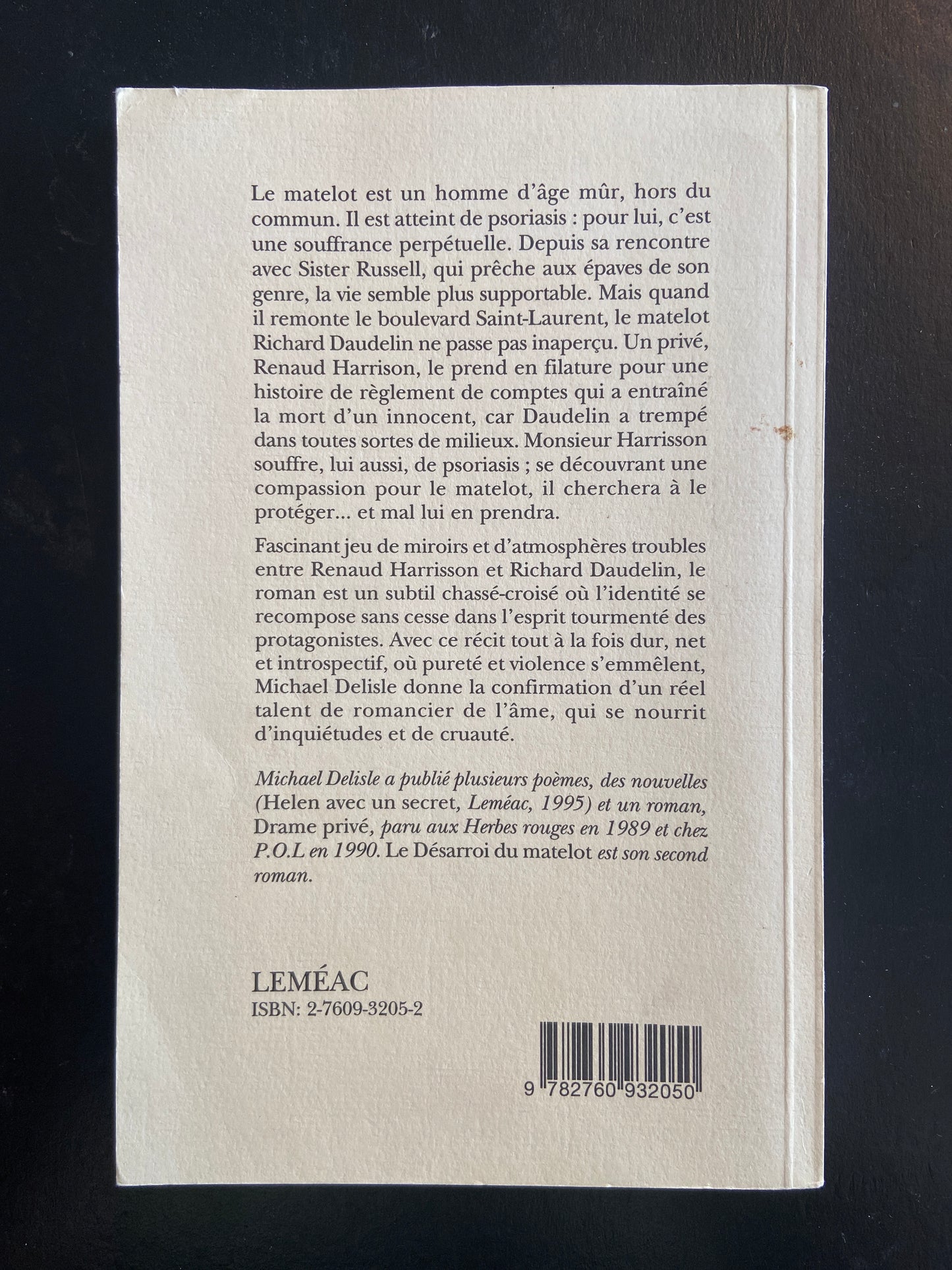 LE DÉSARROI DU MATELOT