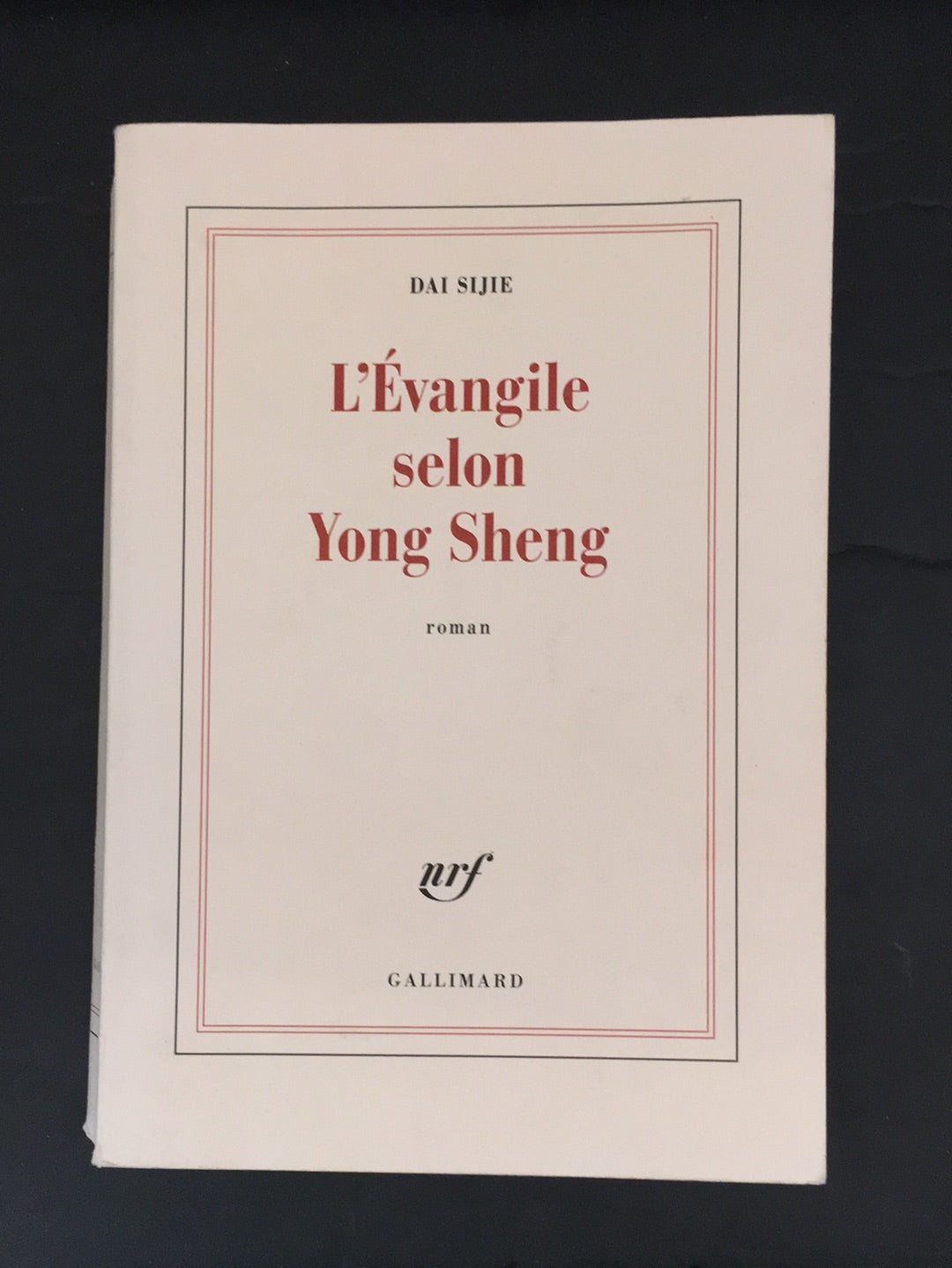 L'ÉVANGILE SELON YONG SHENG
