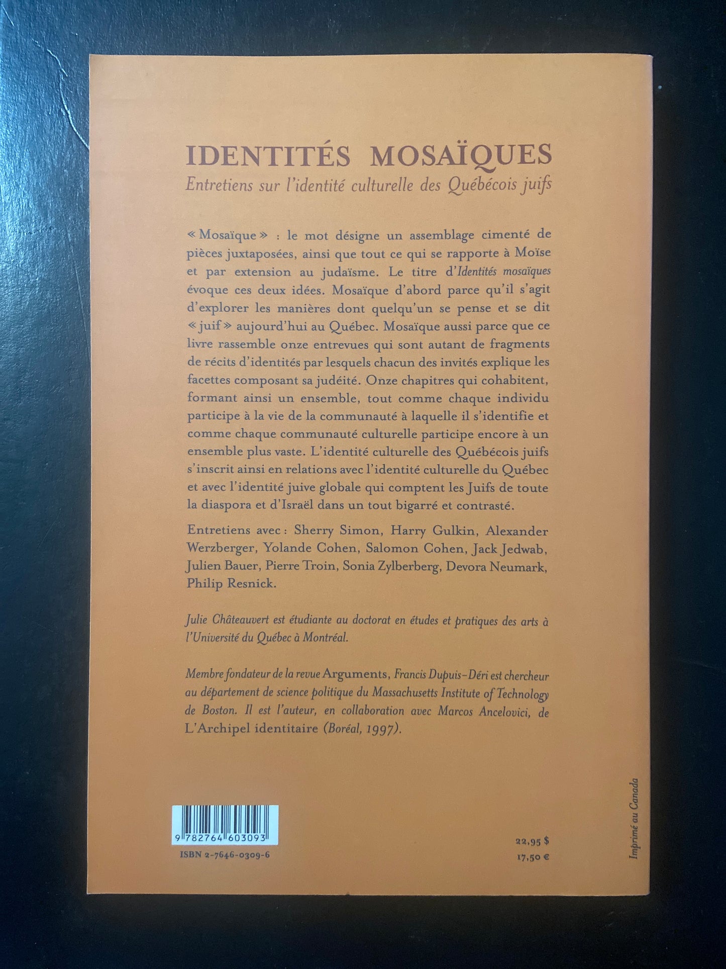 IDENTITÉS MOSAÏQUES