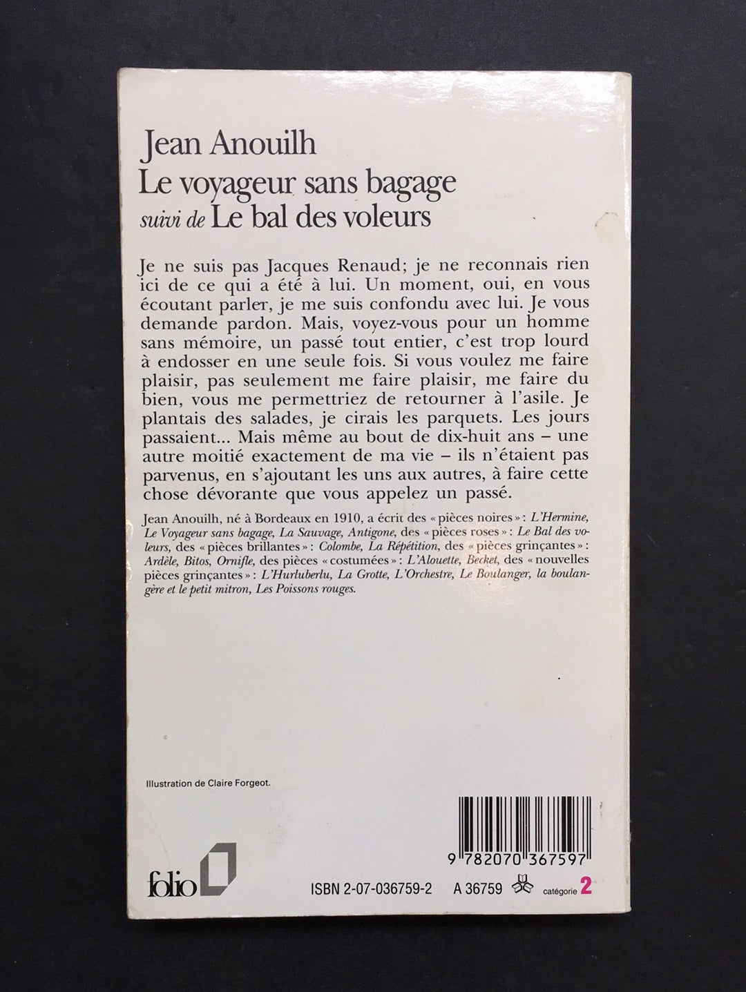 LE VOYAGEUR SANS BAGAGE / LE BAL DES VOLEURS