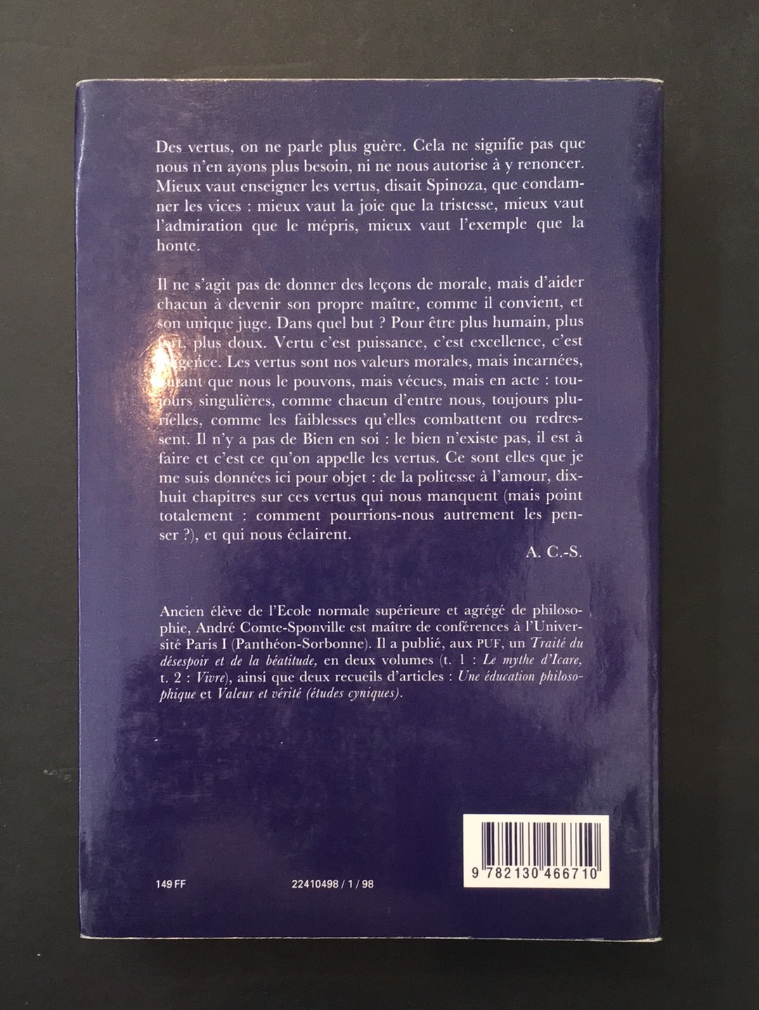 PETIT TRAITÉ DES GRANDES VERTUS