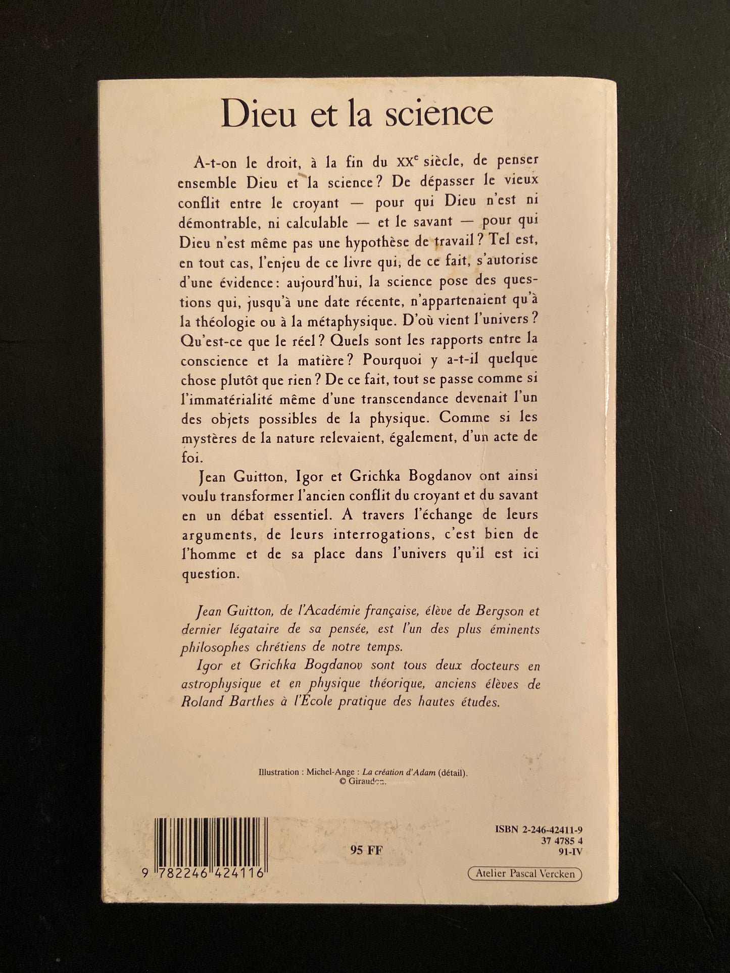 DIEU ET LA SCIENCE
