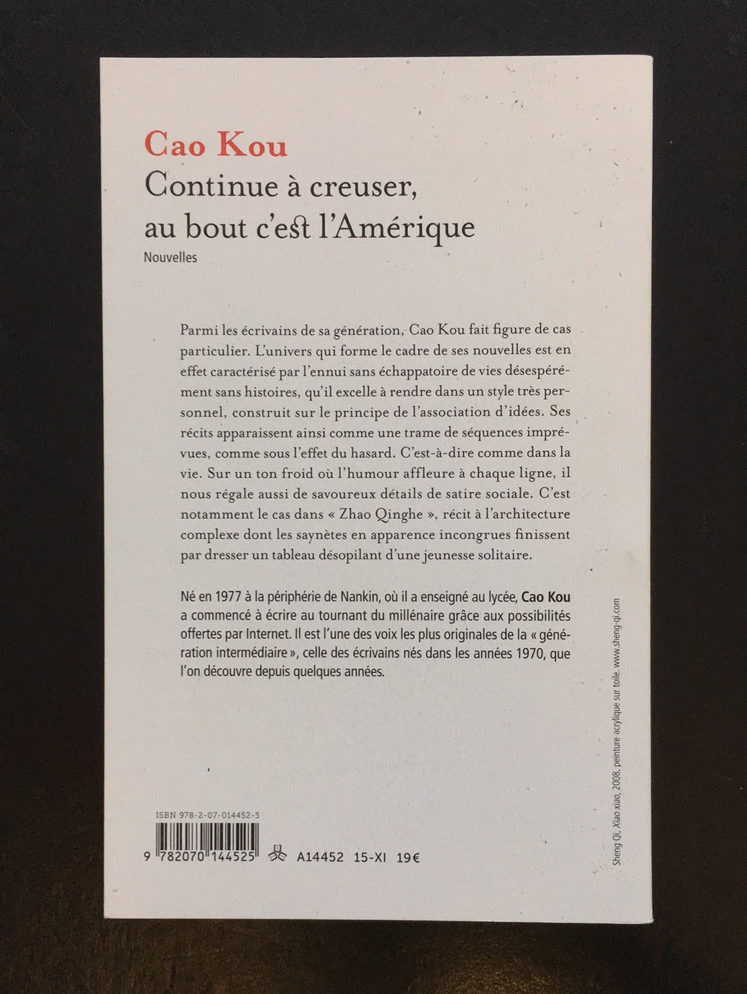 CONTINUE À CREUSER AU BOUT C'EST L'AMÉRIQUE