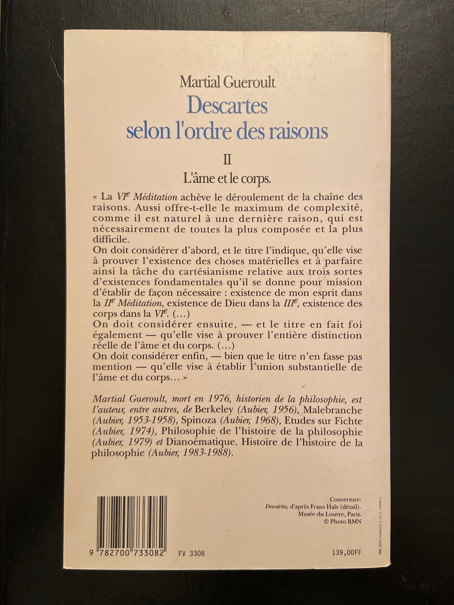 DESCARTES SELON L'ORDRE DES RAISONS - TOMES 1 ET 2