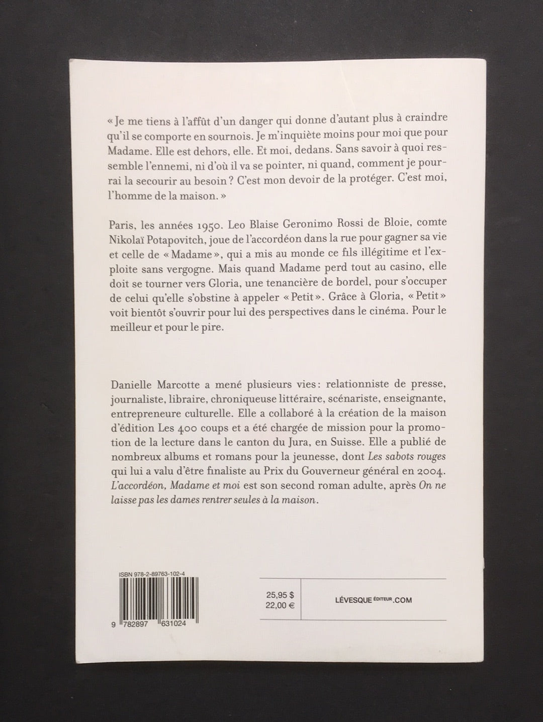 L'ACCORDÉON MADAME ET MOI