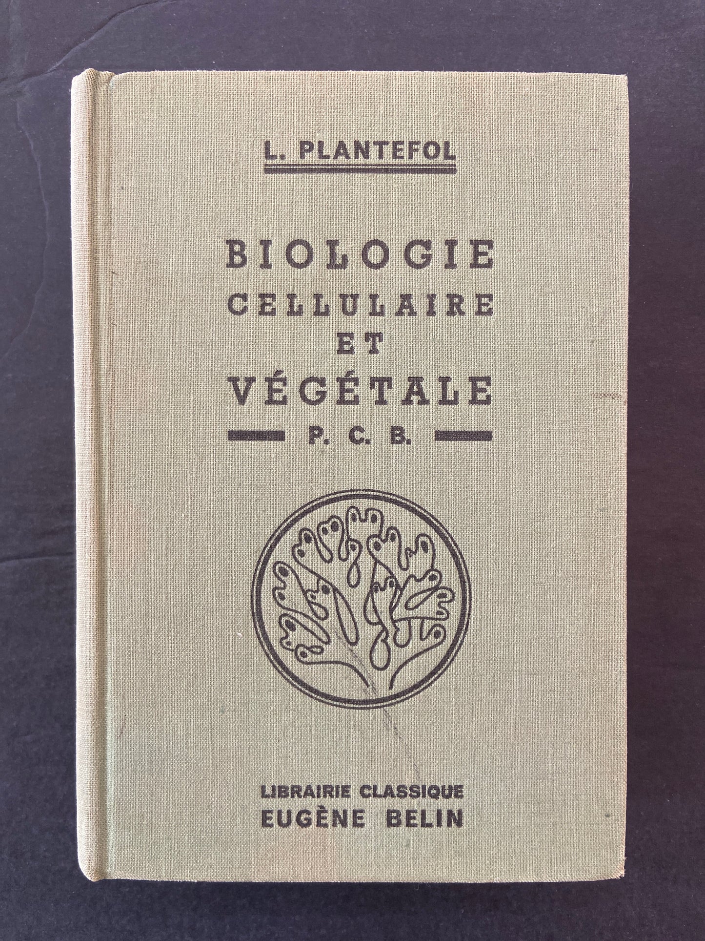 BIOLOGIE CELLULAIRE ET VÉGÉTALE
