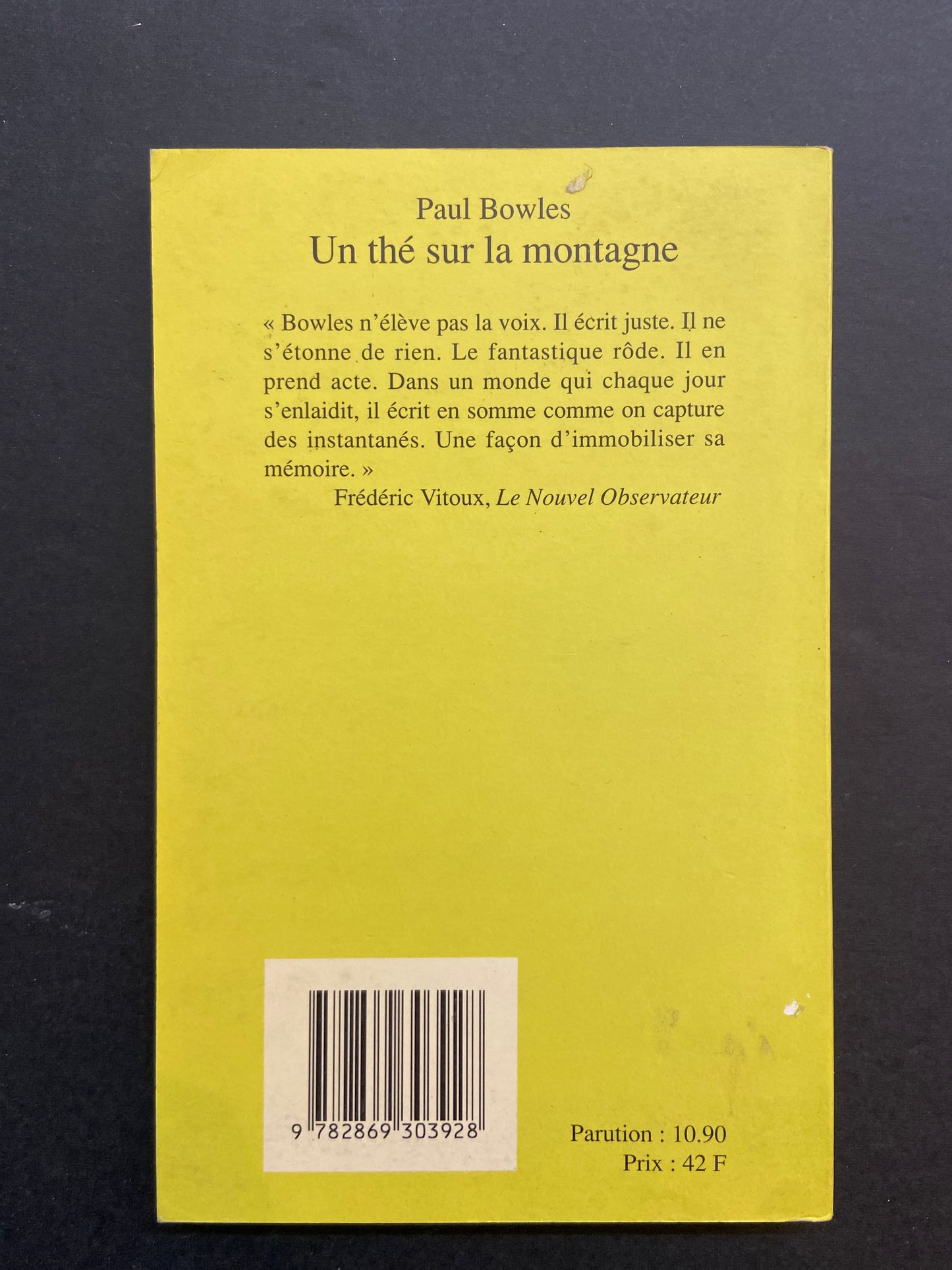 UN THÉ SUR LA MONTAGNE