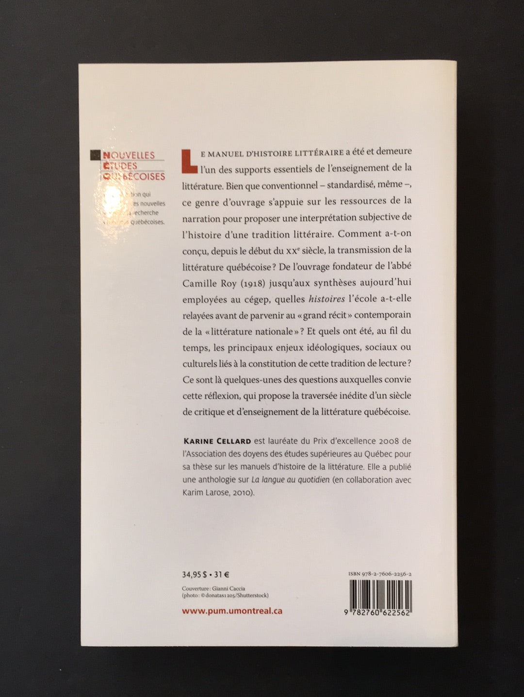 LEÇONS DE LITTÉRATURE - UN SIÈCLE DE MANUELS SCOLAIRES AU QUÉBEC