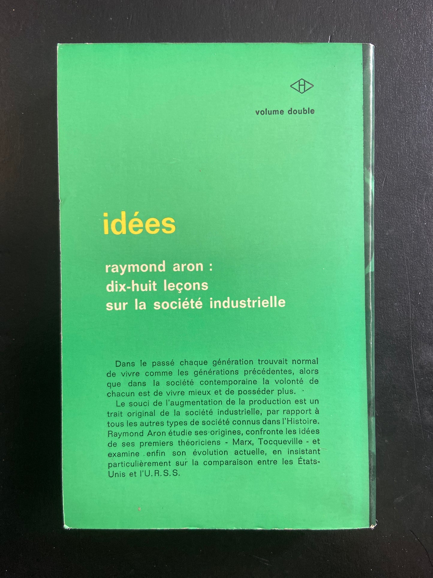 DIX-HUIT LEÇONS SUR LA SOCIÉTÉ INDUSTRIELLE