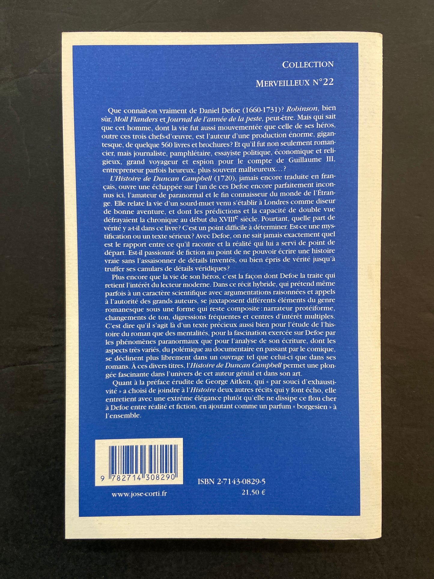 HISTOIRE ET AVENTURES EXTRAORDINAIRES DE DUNCAN CAMPBELL