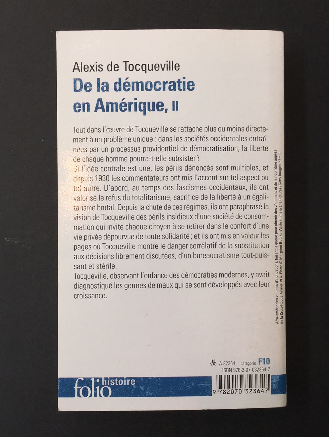 DE LA DÉMOCRATIE EN AMÉRIQUE - TOME 02