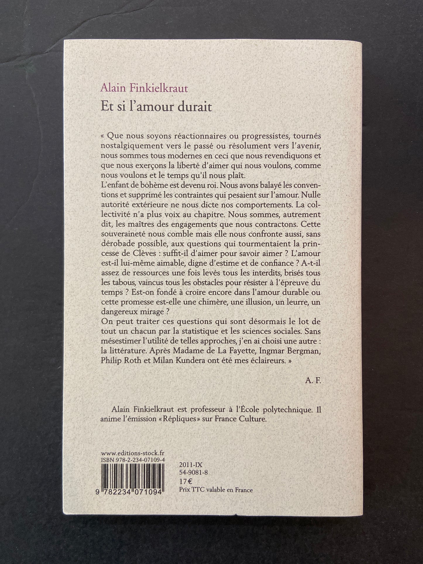 ET SI L'AMOUR DURAIT