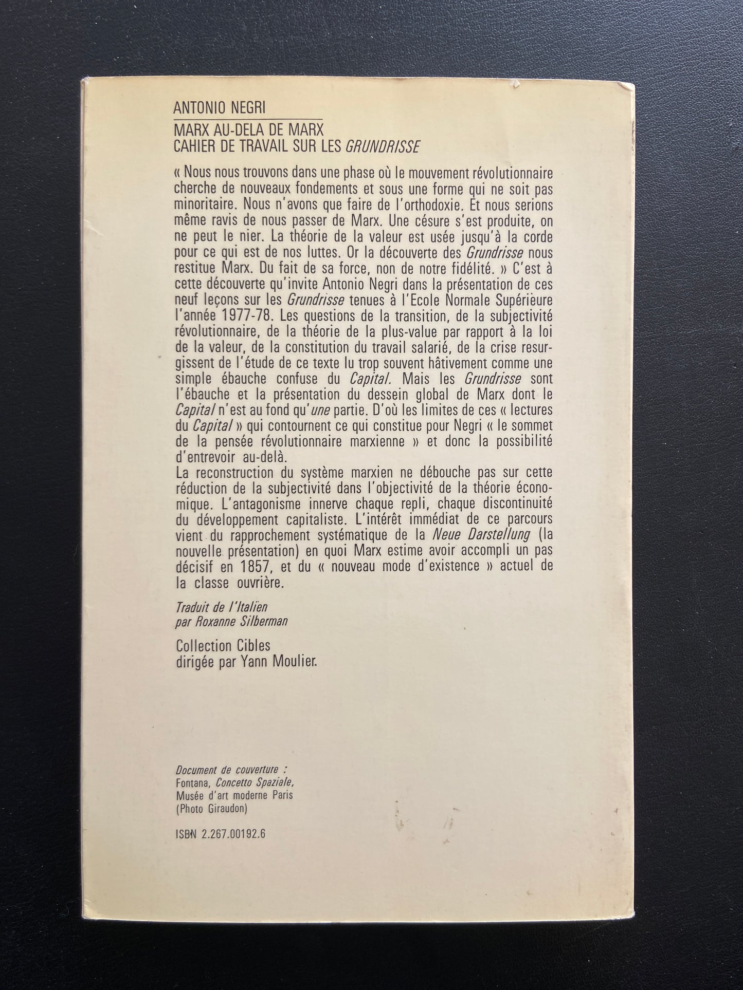 MARX AU-DELÀ DE MARX