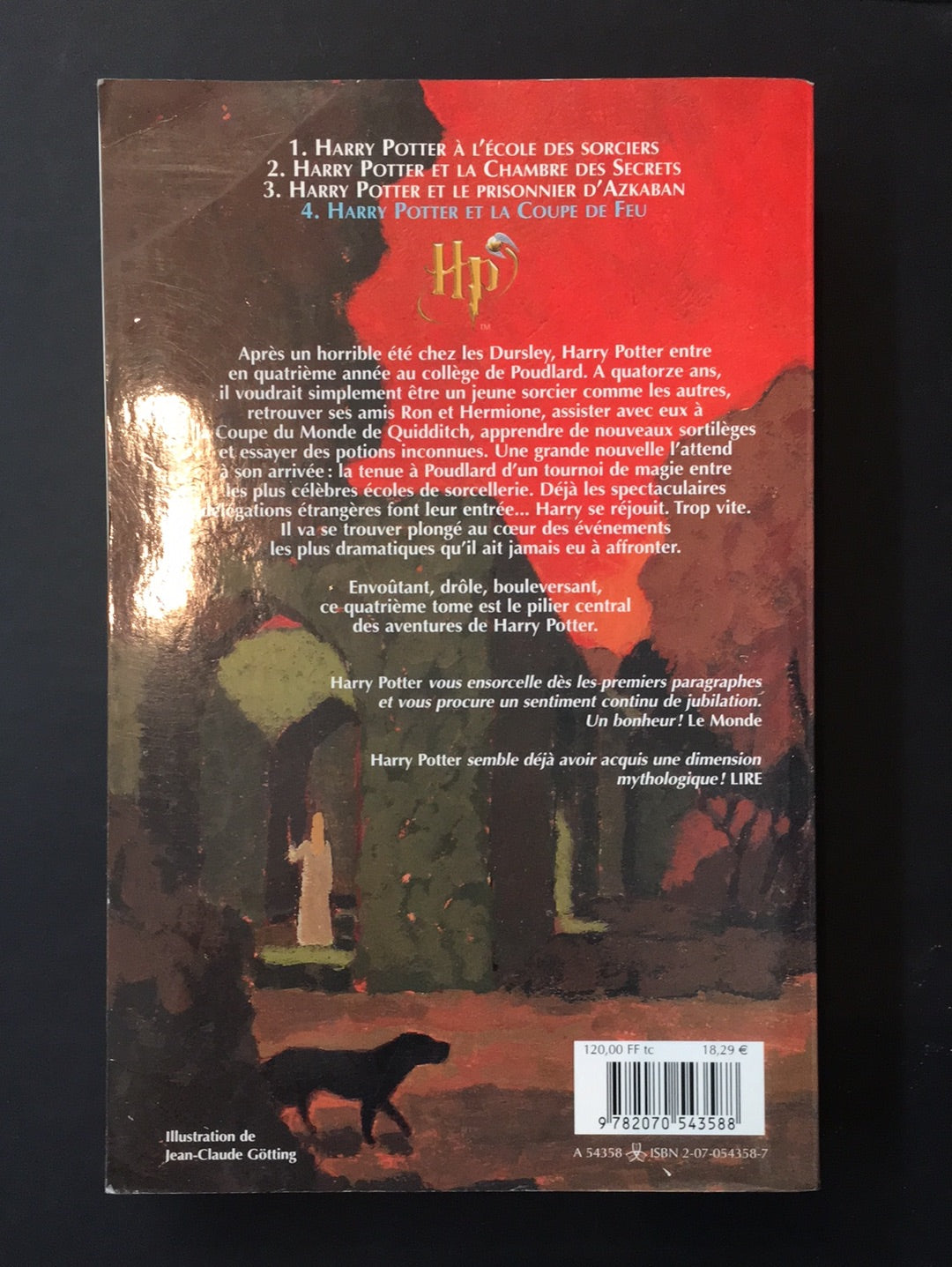 HARRY POTTER - TOME 04 - ET LA COUPE DE FEU