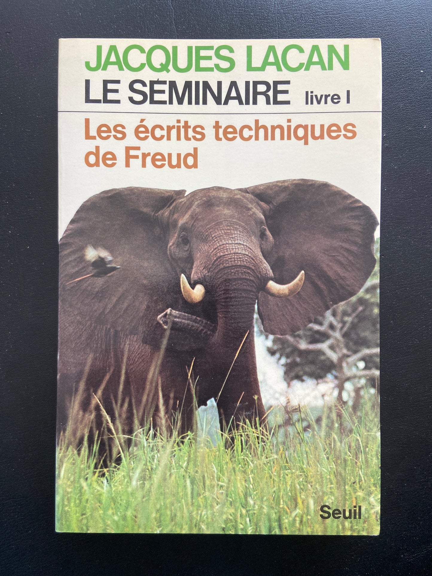 LE SÉMINAIRE - LIVRE I - LES ÉCRITS TECHNIQUES DE FREUD