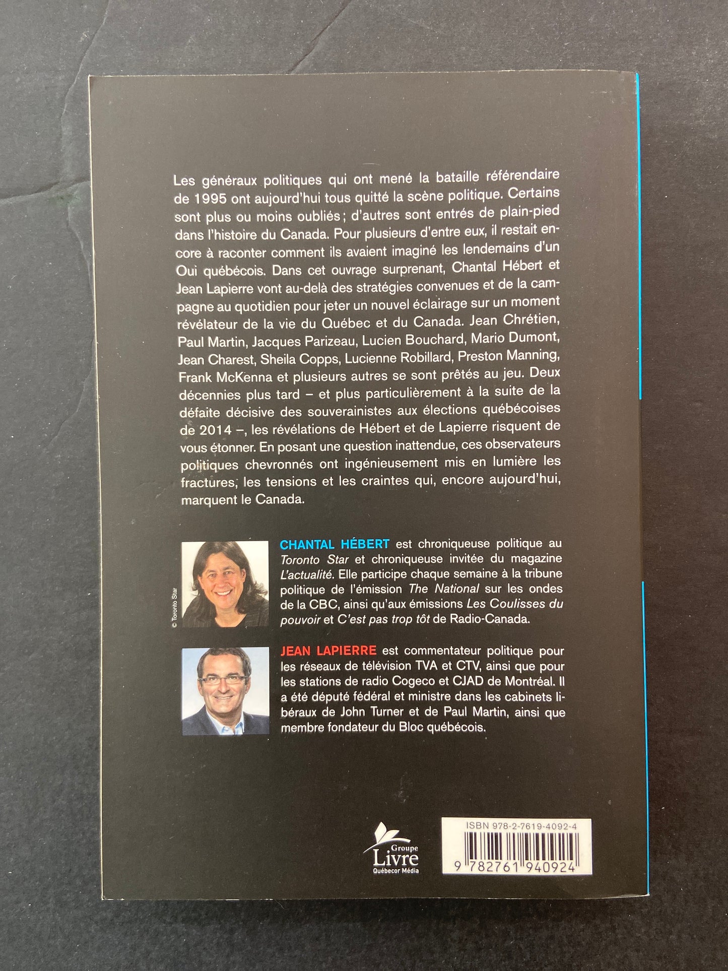 CONFESSIONS POST-RÉFÉRENDAIRES