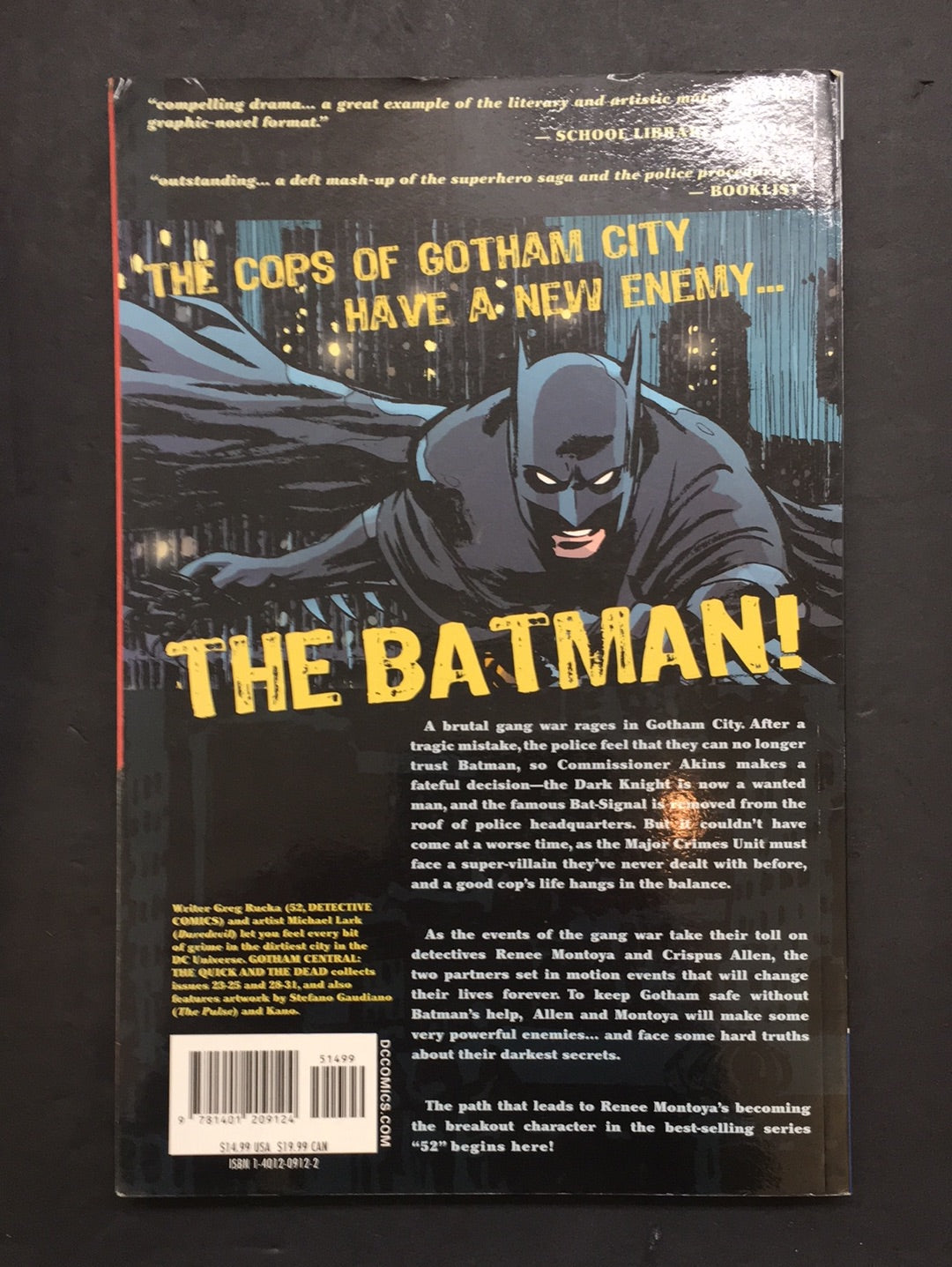 GOTHAM CENTRAL - THE QUICK AND THE DEAD T.04