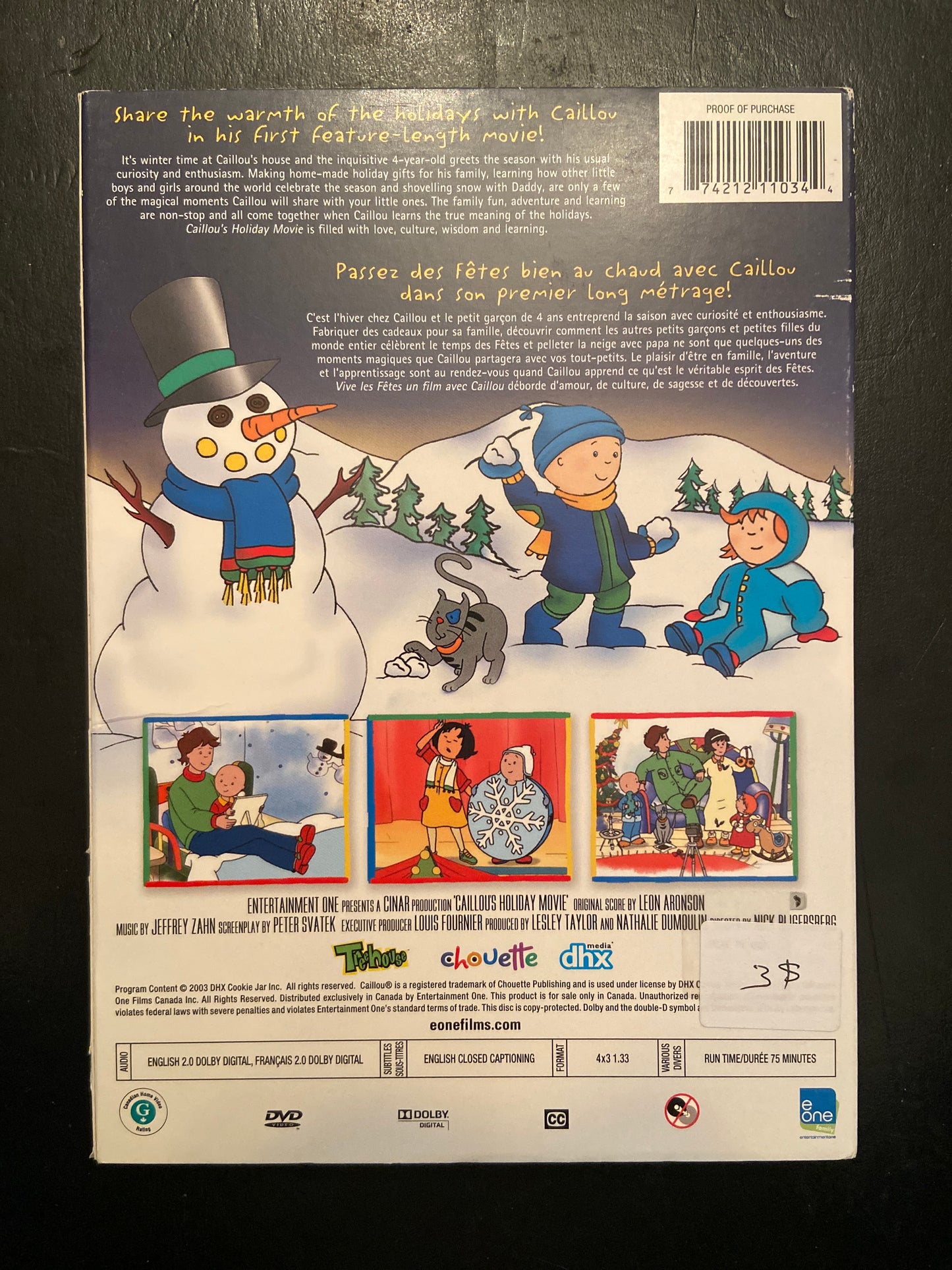 CAILLOU'S HOLYDAY MOVIE