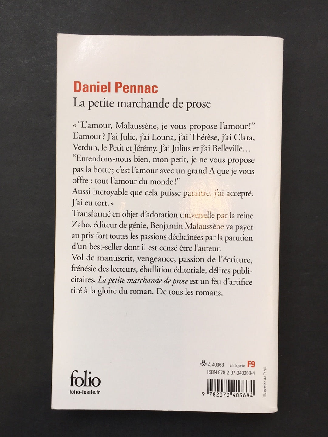 LA PETITE MARCHANDE DE PROSE