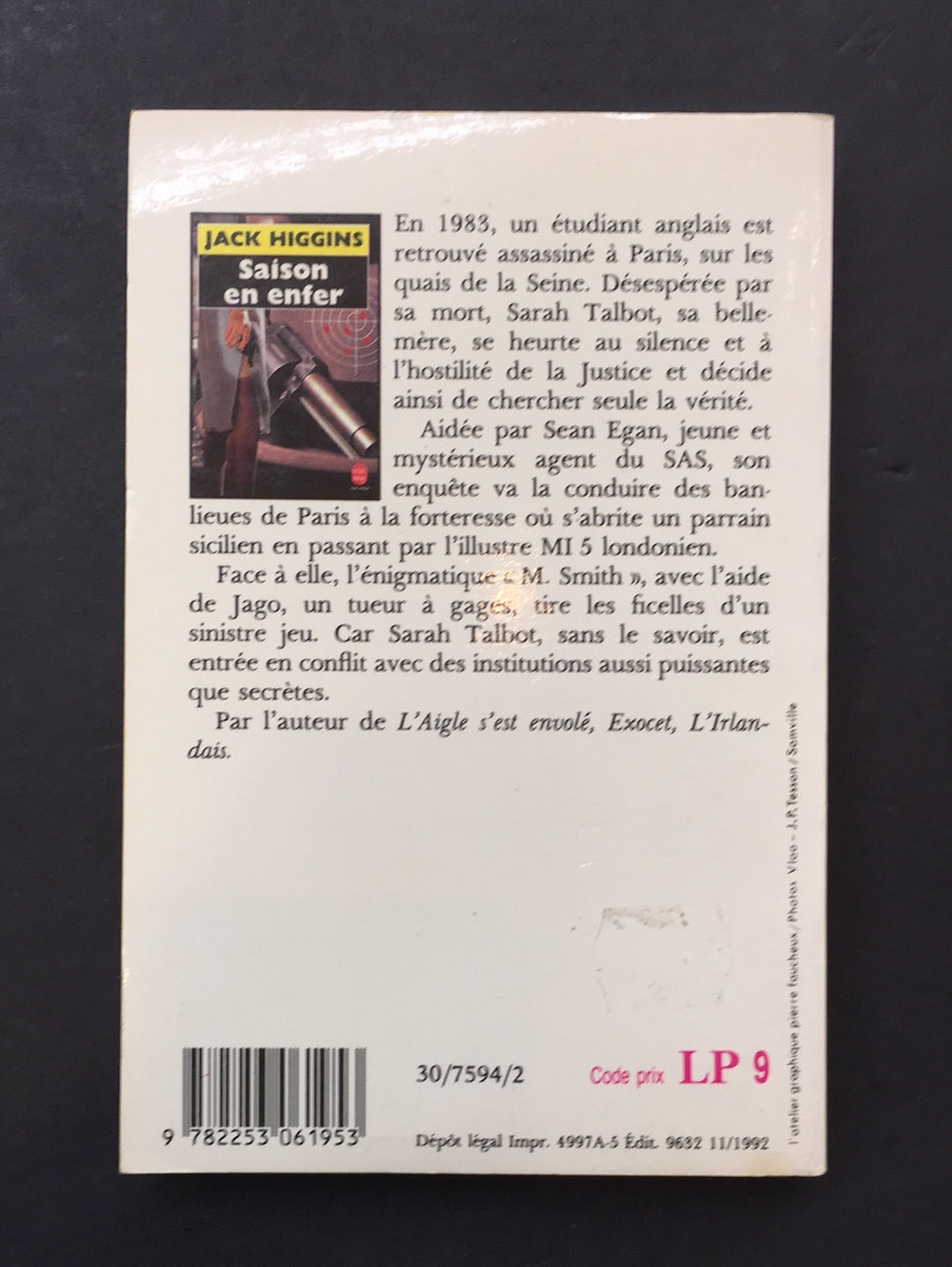 SAISON EN ENFER