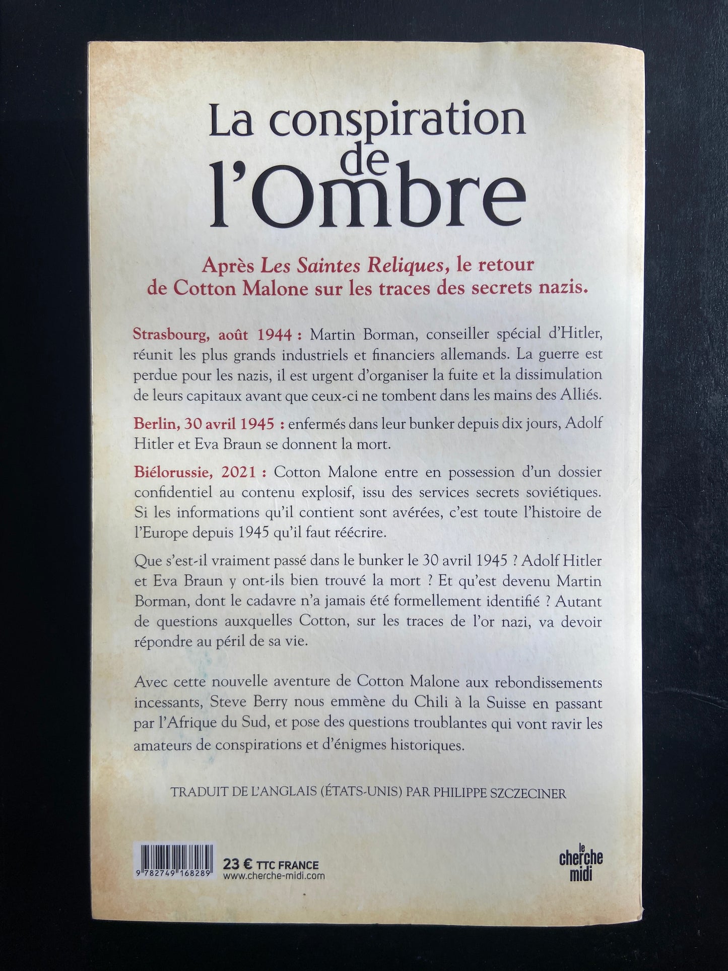 LA CONSPIRATION DE L'OMBRE