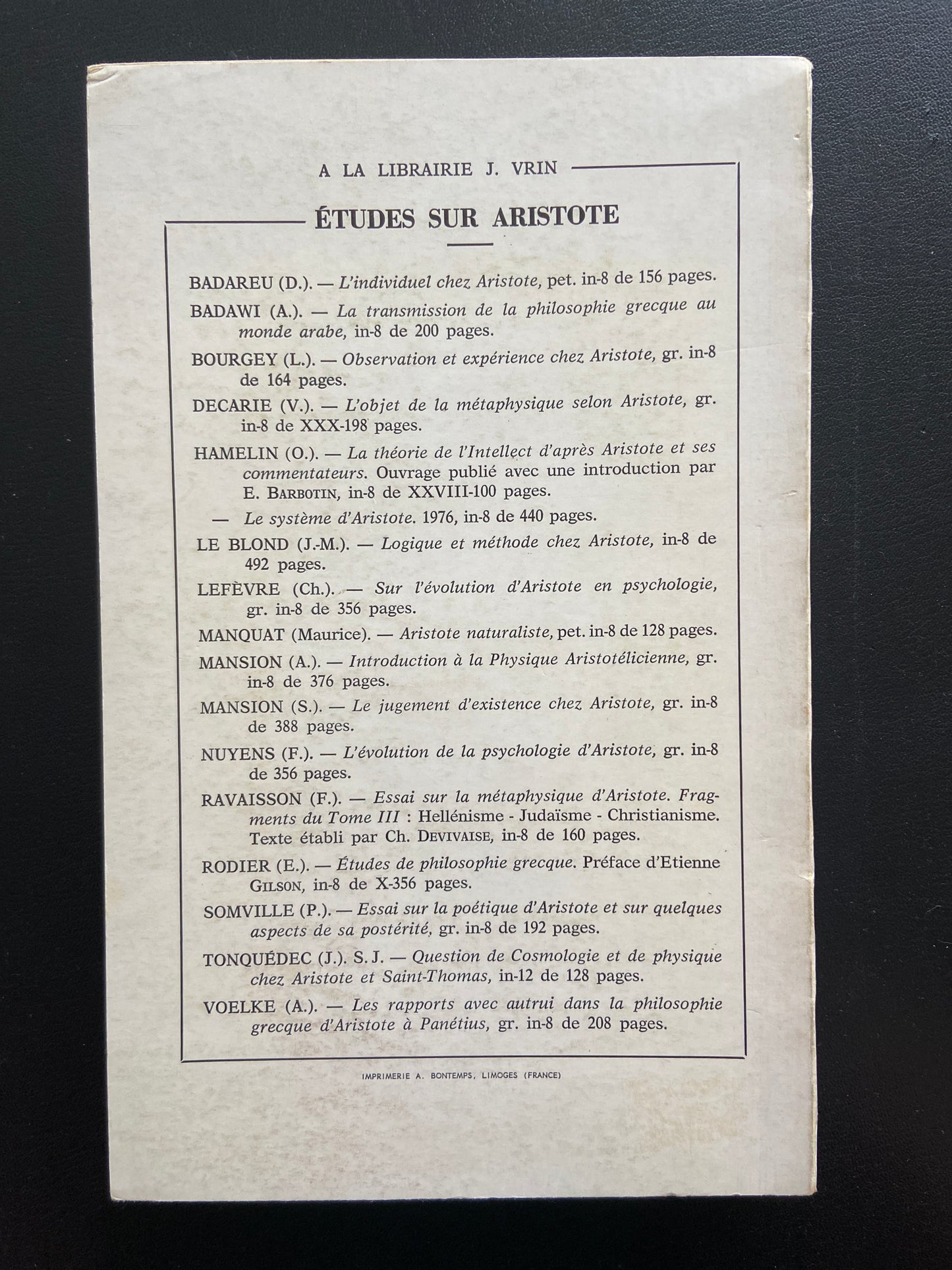 ÉTHIQUE À EUDÈME