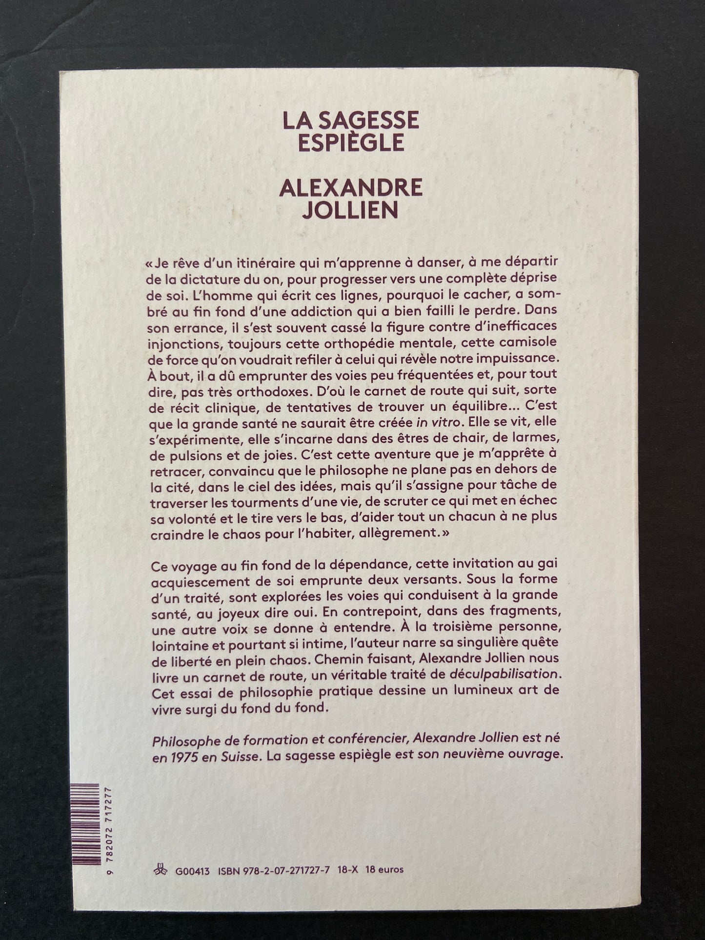 LA SAGESSE EXPIÈGLE