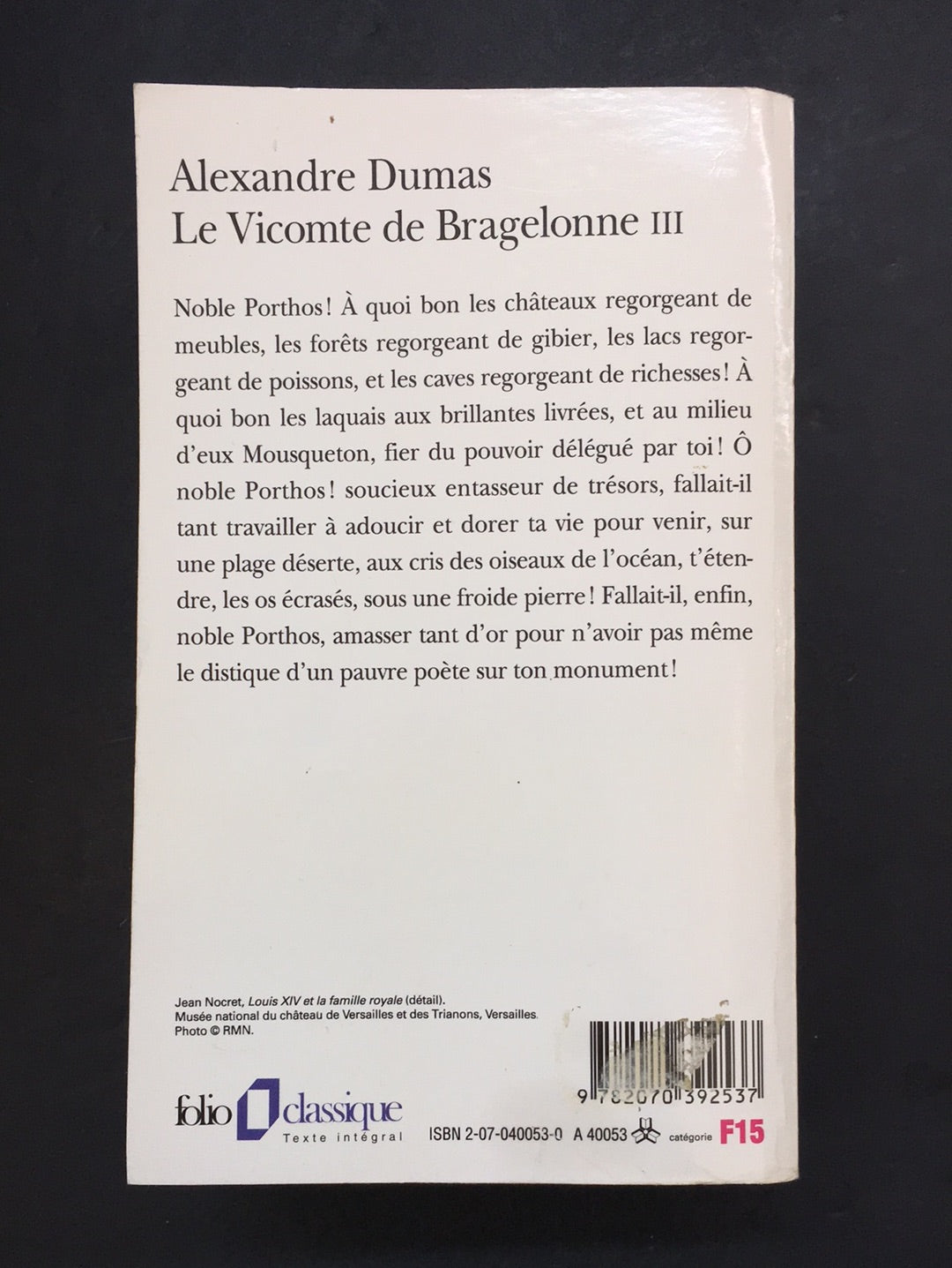 LE VICOMTE DE BRAGELONNE - TOME III