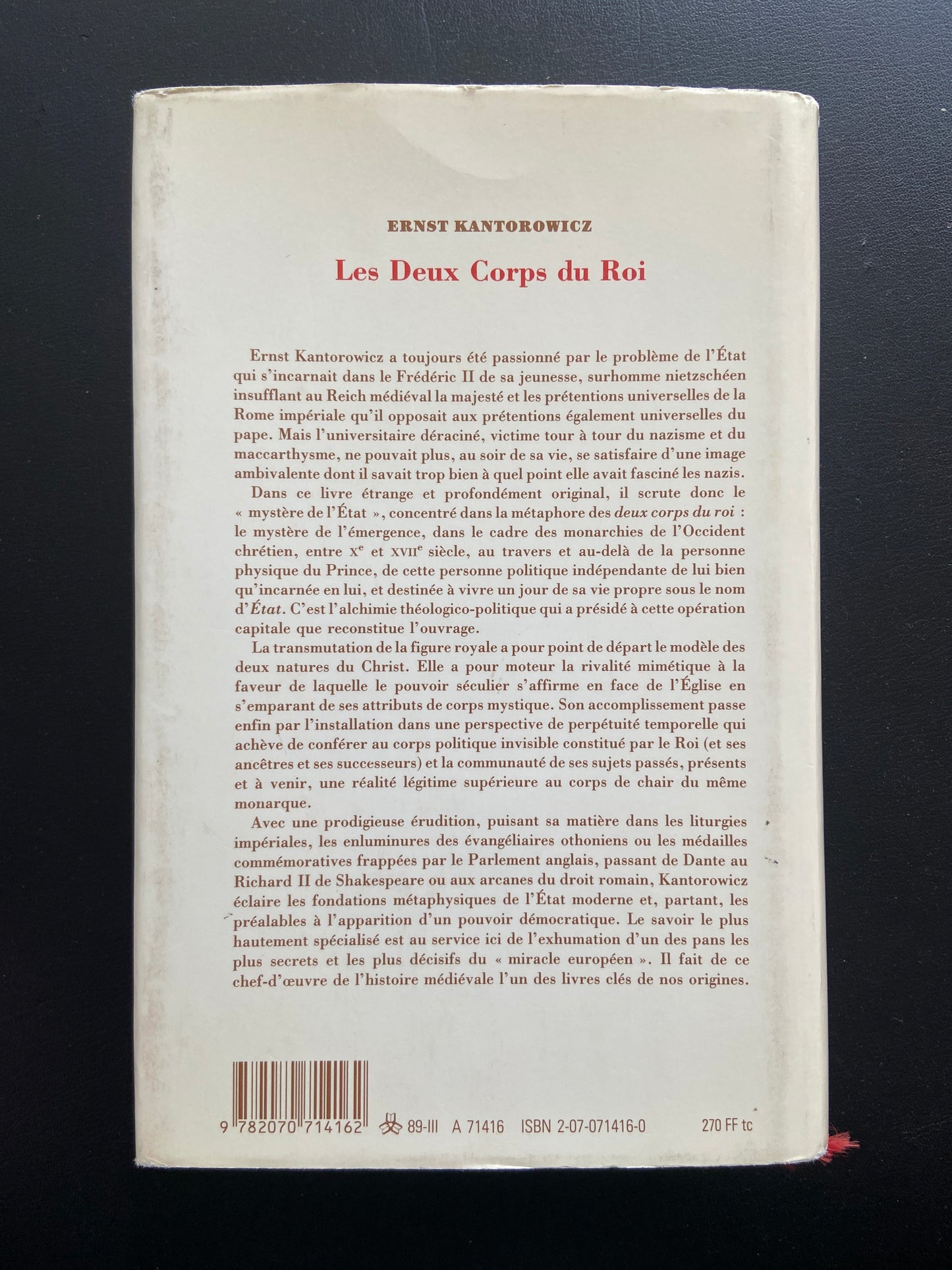 LES DEUX CORPS DU ROI