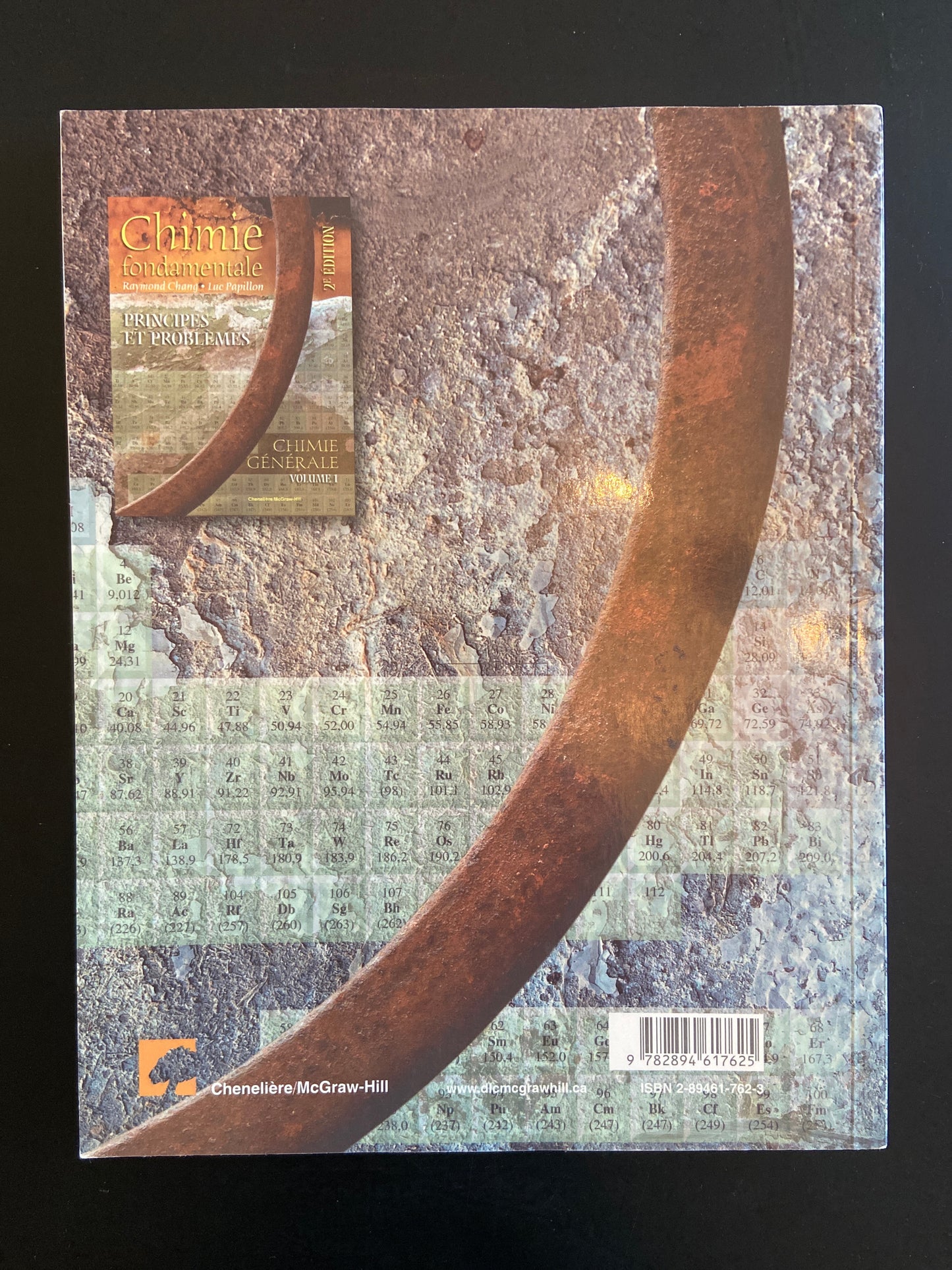 CHIMIE FONDAMENTALE - PRINCIPES ET PROBLÈMES - VOL. 1 ET 2