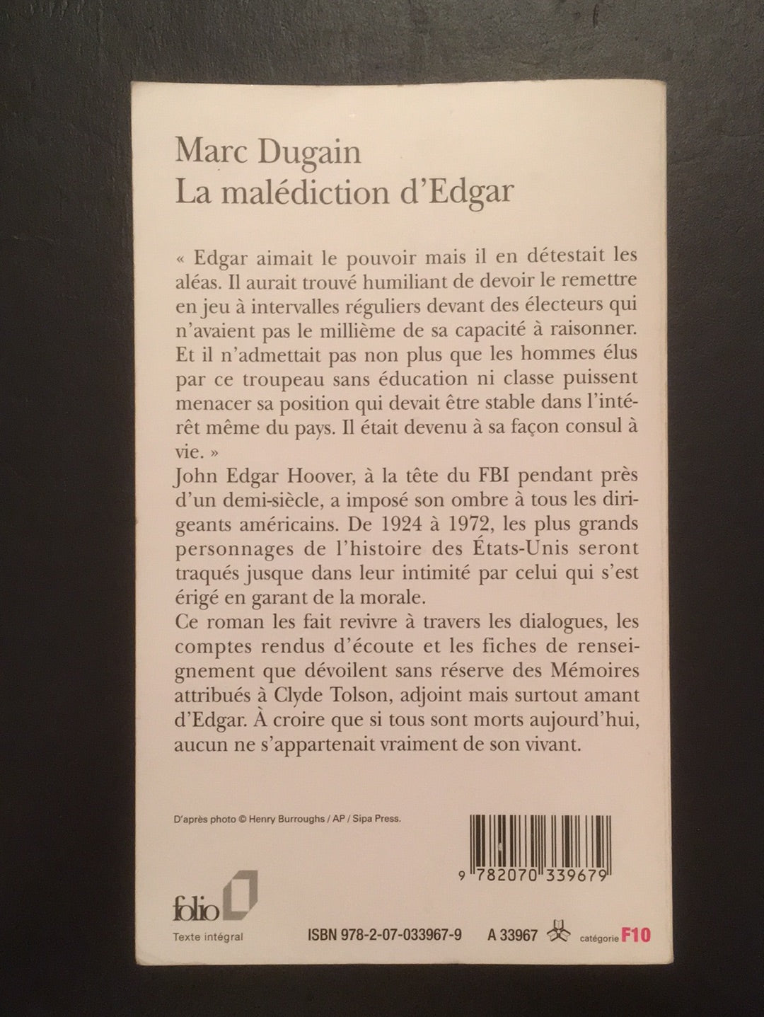 LA MALÉDICTION D'EDGAR