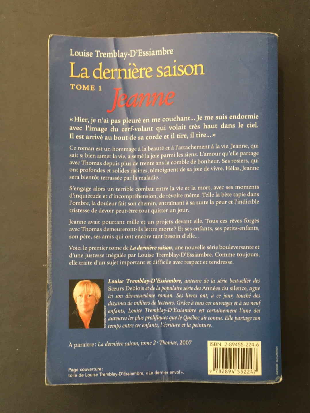LA DERNIÈRE SAISON - T.01 JEANNE