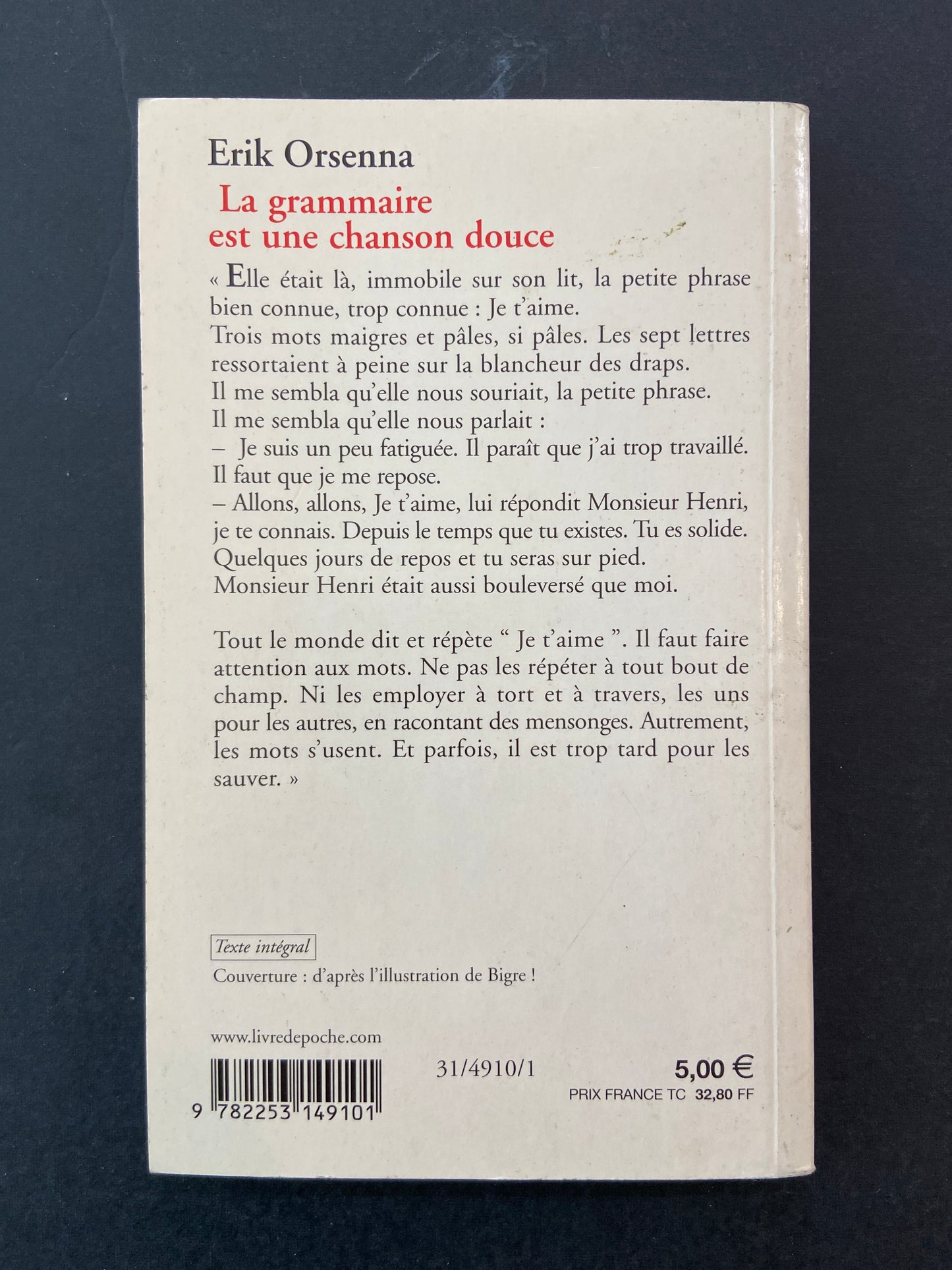 LA GRAMMAIRE EST UNE CHANSON DOUCE
