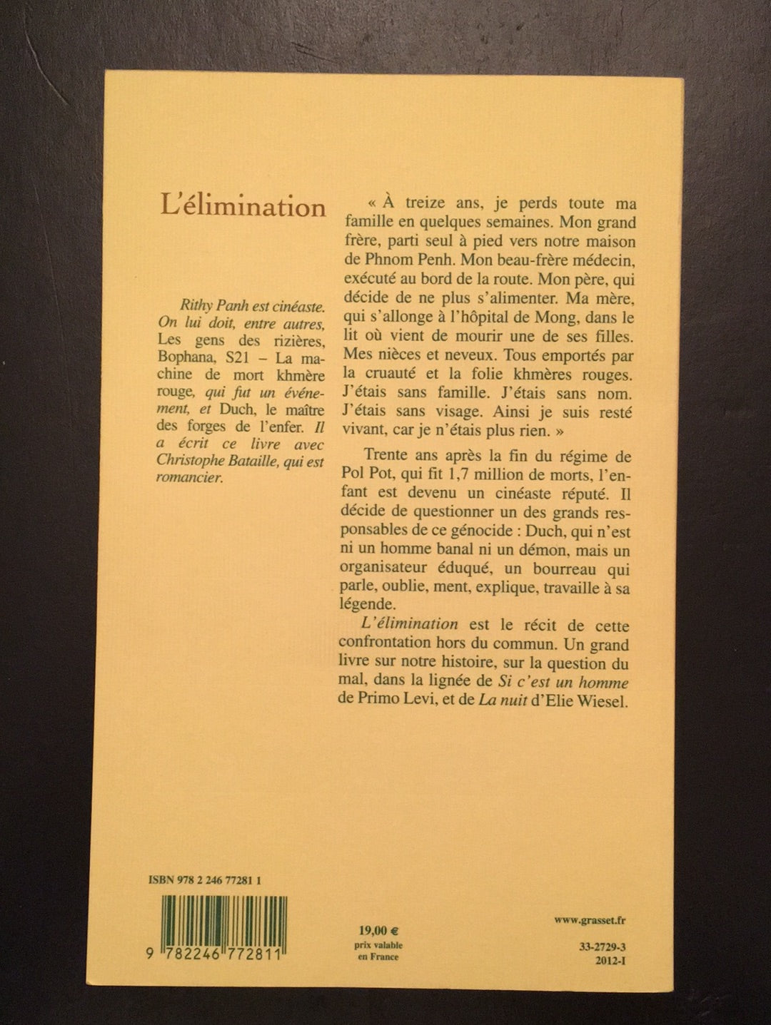 L'ÉLIMINATION