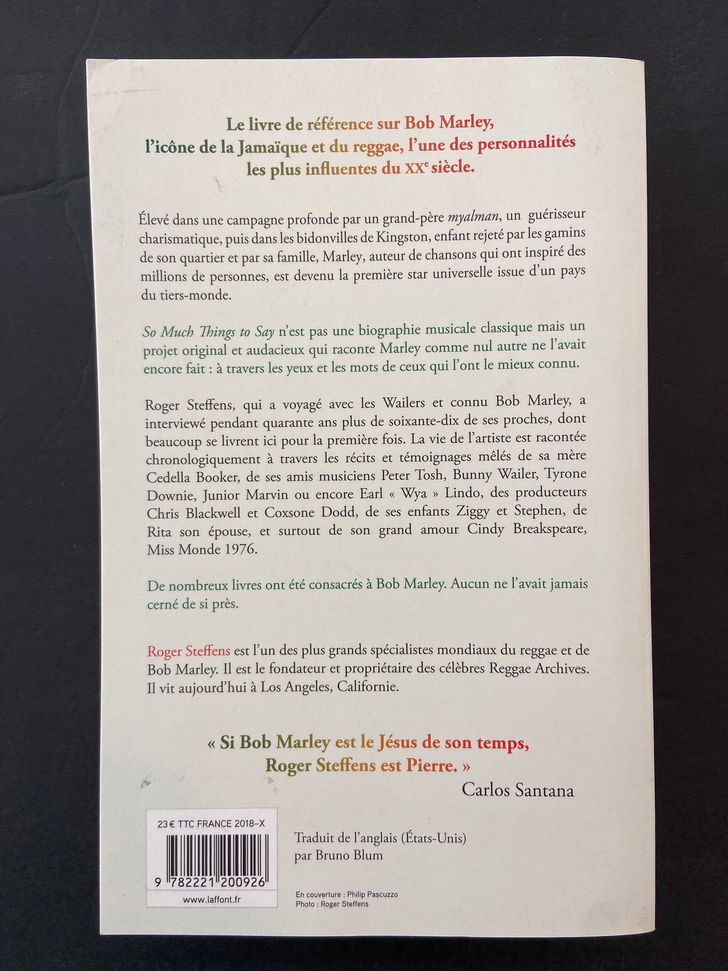 SO MUCH THINGS TO SAY - L'HISTOIRE ORALE DE BOB MARLEY