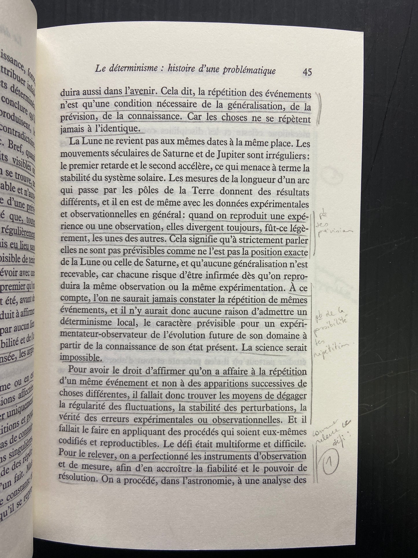 LA QUERELLE DU DÉTERMINISME