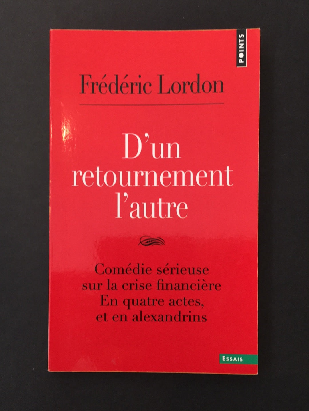 D'UN RETOURNEMENT L'AUTRE