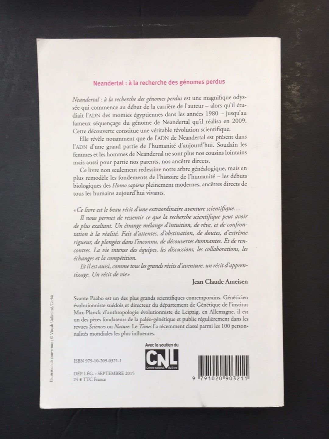 NEANDERTAL À LA RECHERCHE DES GÉNOMES PERDUS