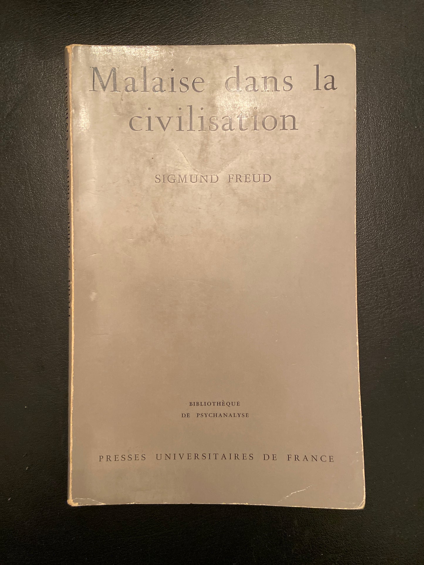 MALAISE DANS LA CIVILISATION