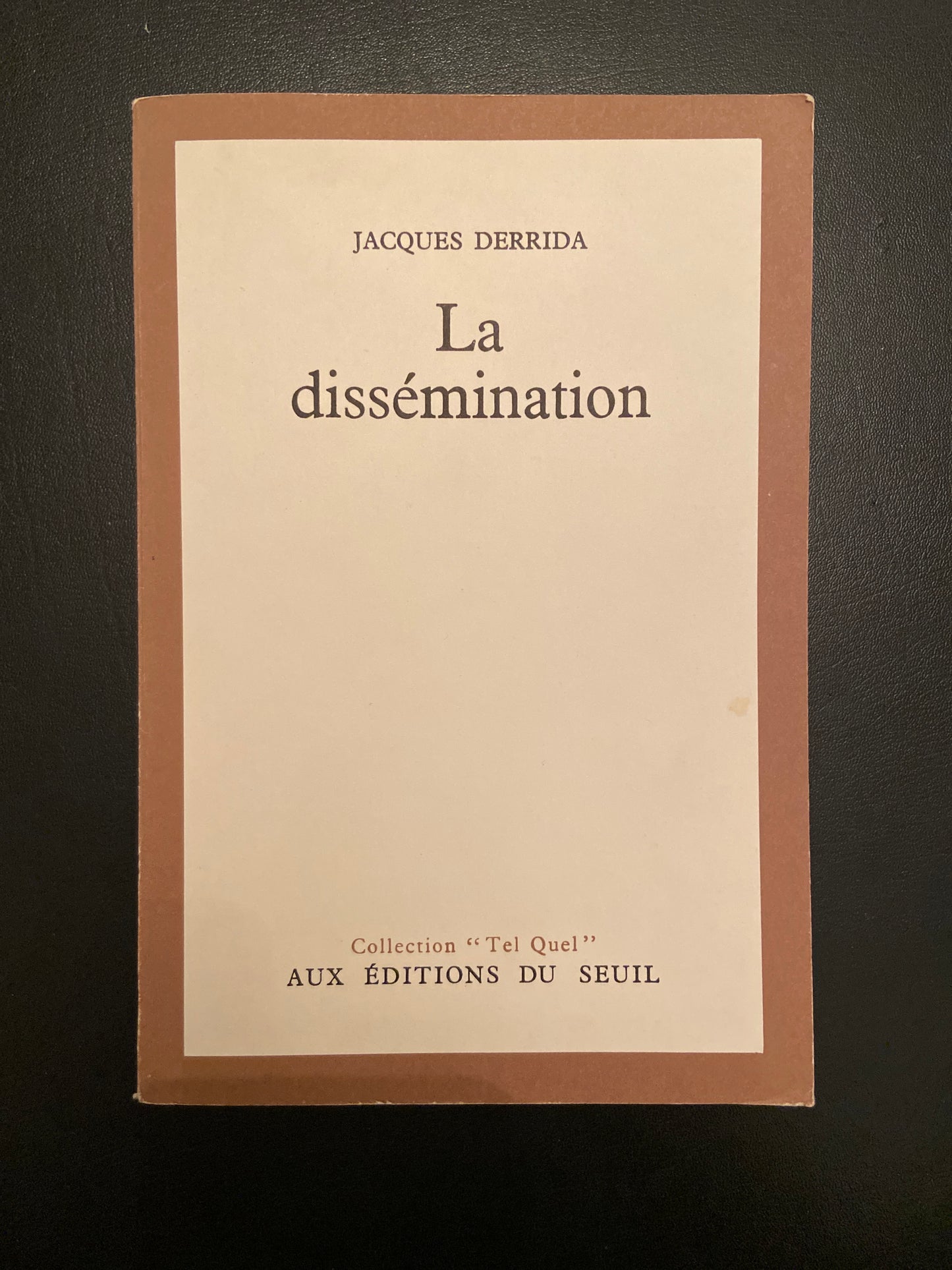 LA DISSÉMINATION