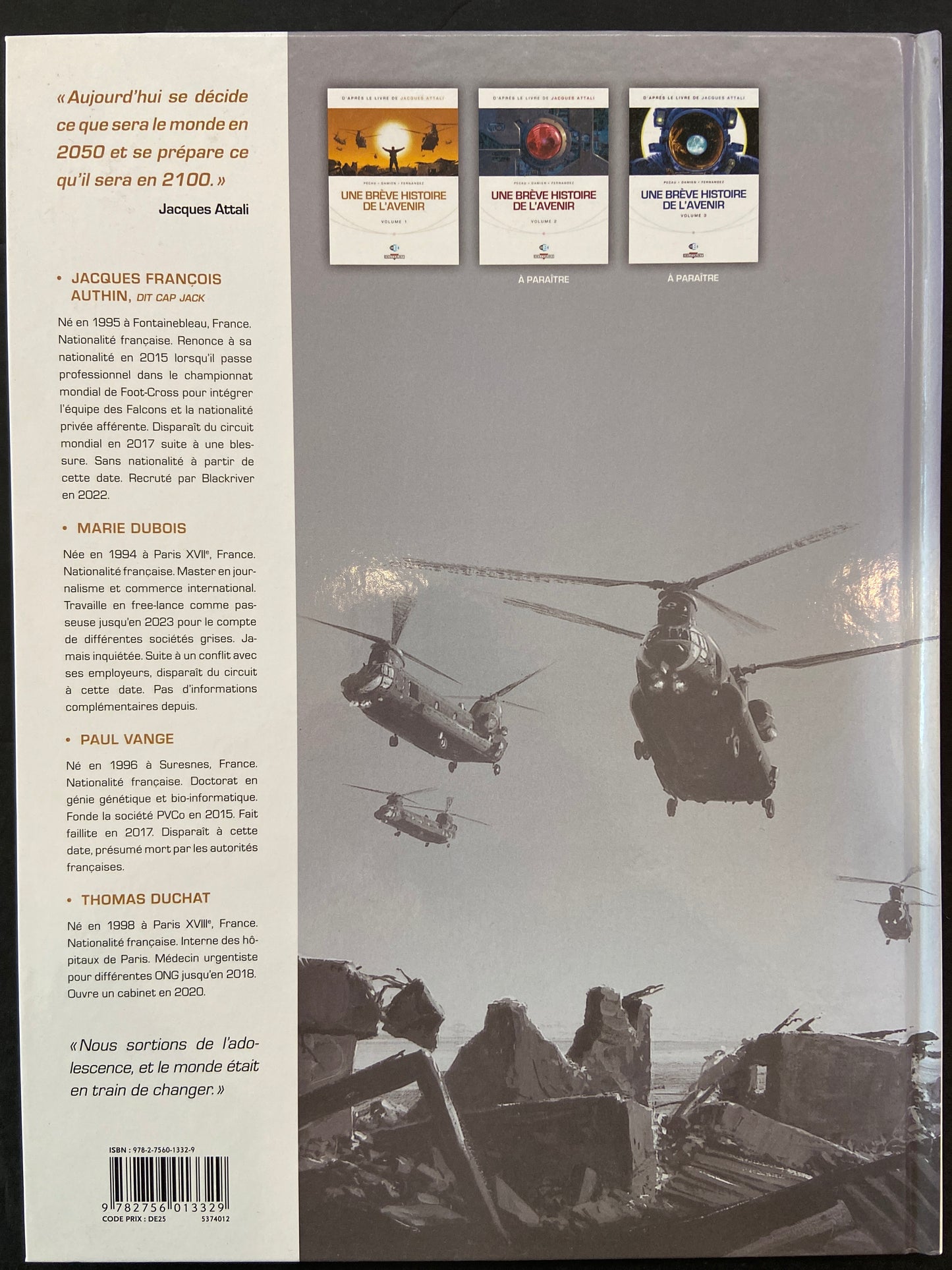 UNE BRÈVE HISTOIRE DE L'AVENIR - TOME 01