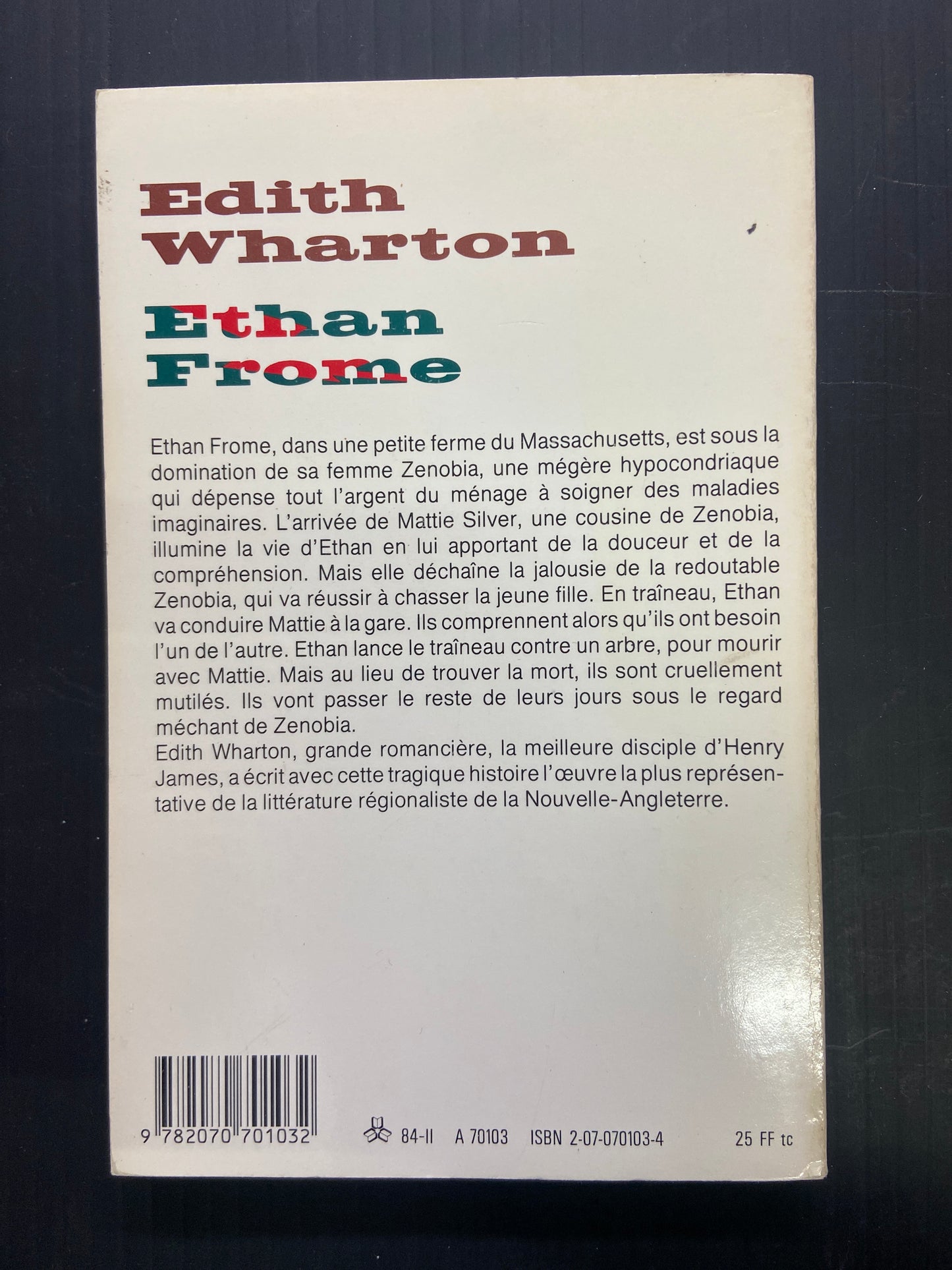 ETHAN FROME