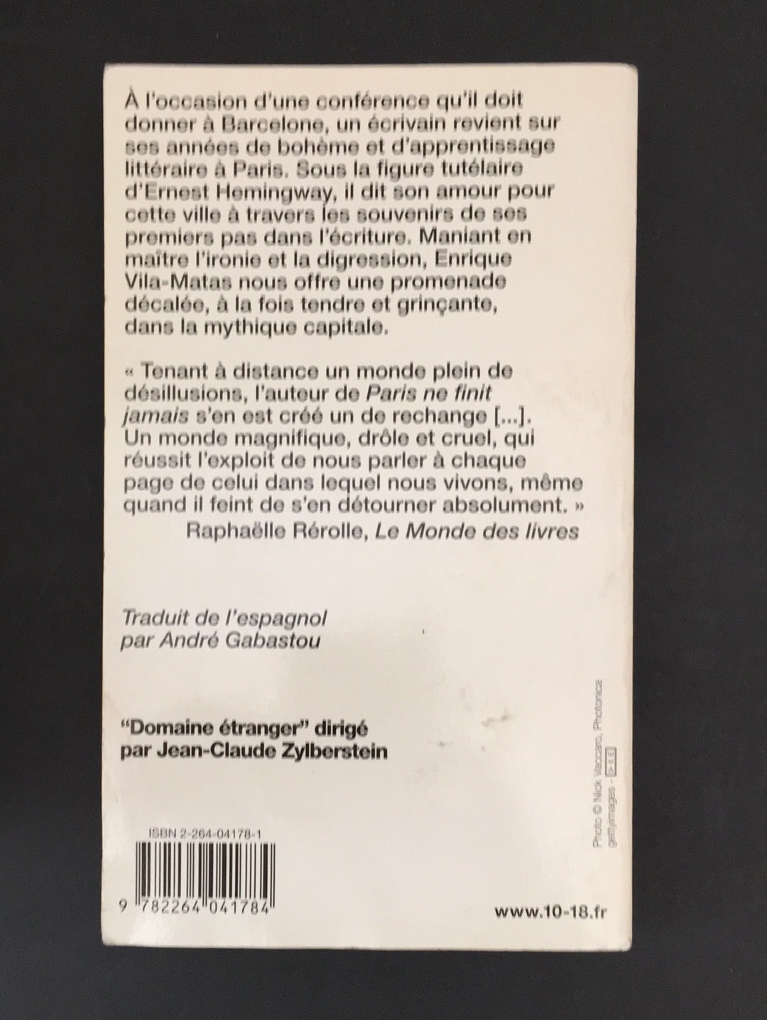 PARIS NE FINIT JAMAIS