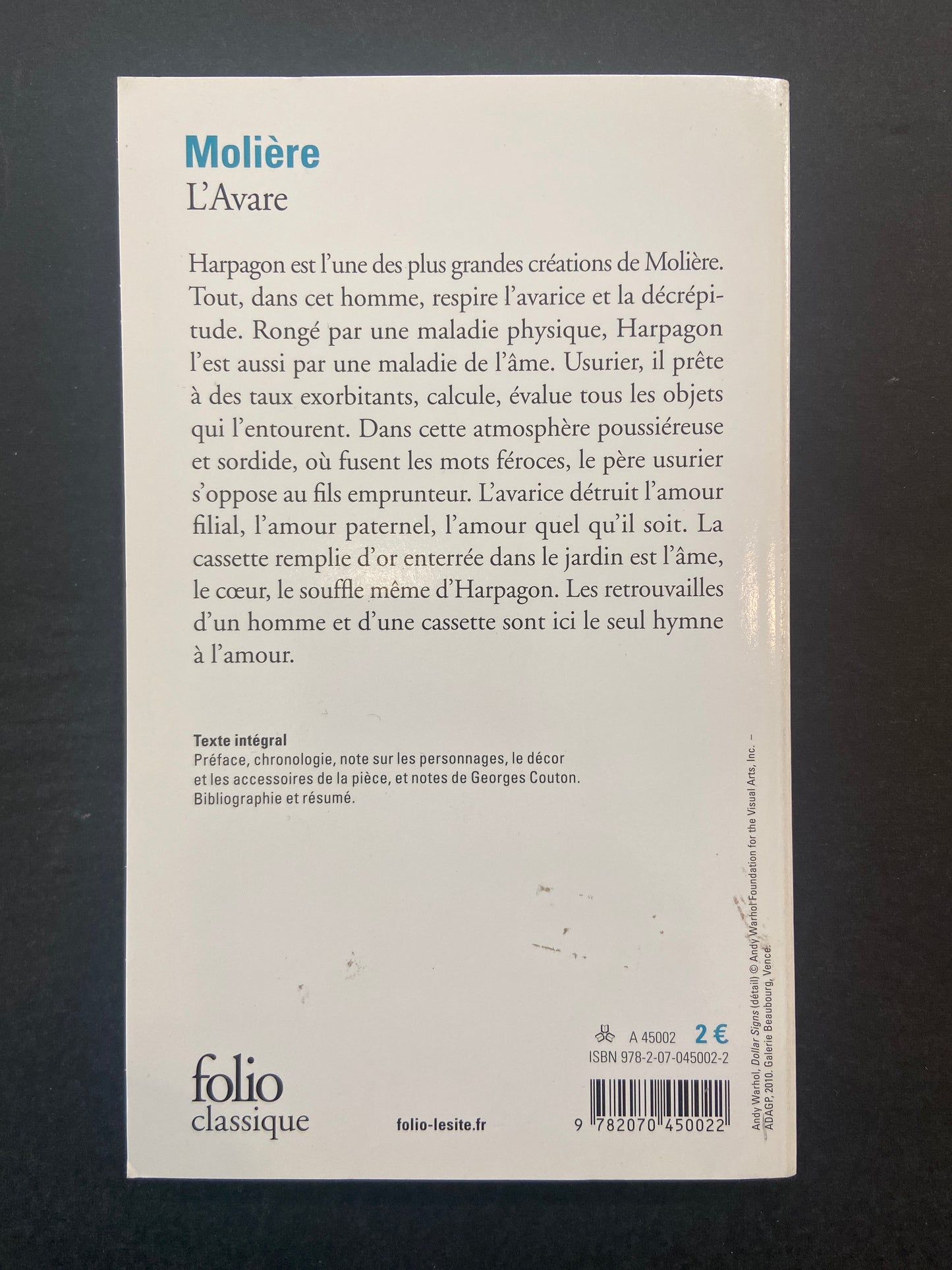 L'AVARE