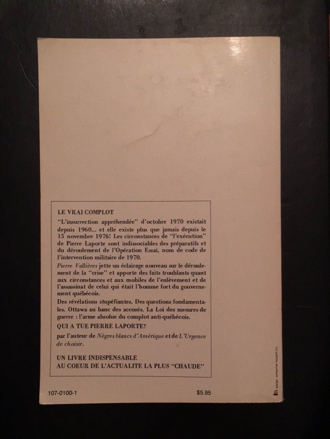L'EXÉCUTION DE PIERRE LAPORTE