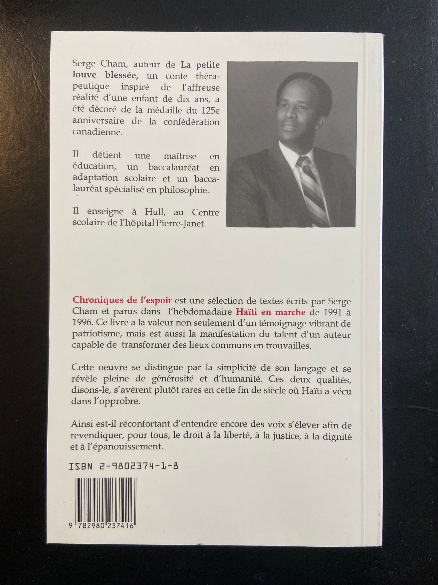 CHRONIQUES DE L'ESPOIR