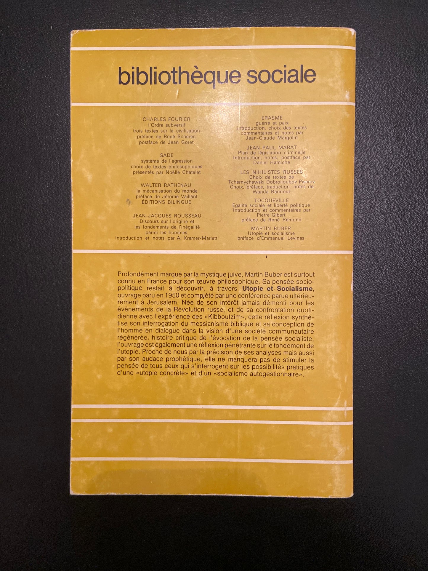 UTOPIE ET SOCIALISME