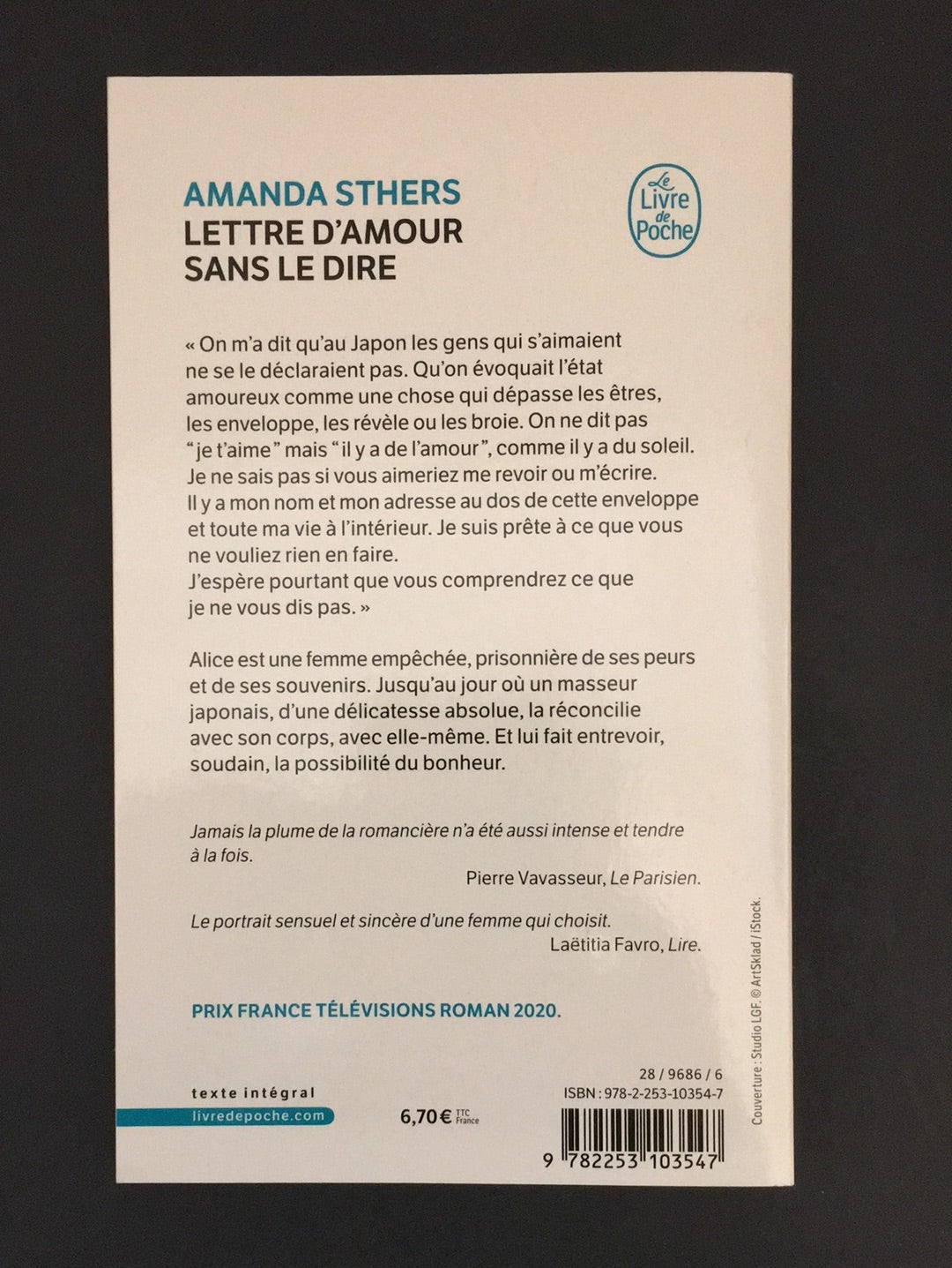 LETTRE D'AMOUR SANS LE DIRE