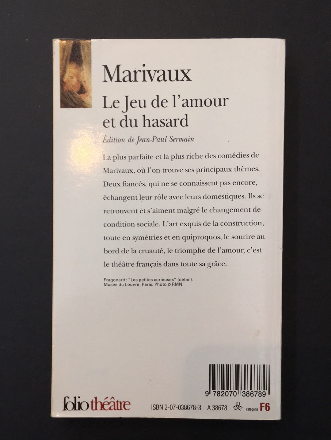 LE JEU DE L'AMOUR ET DU HASARD